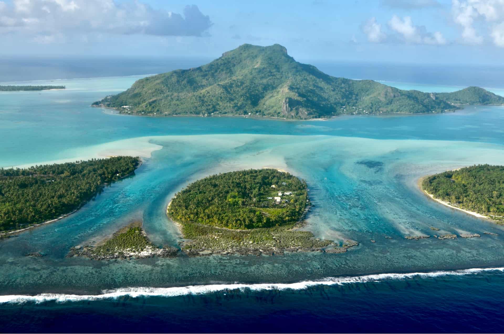 maupiti vue du ciel maupiti vue du ciel