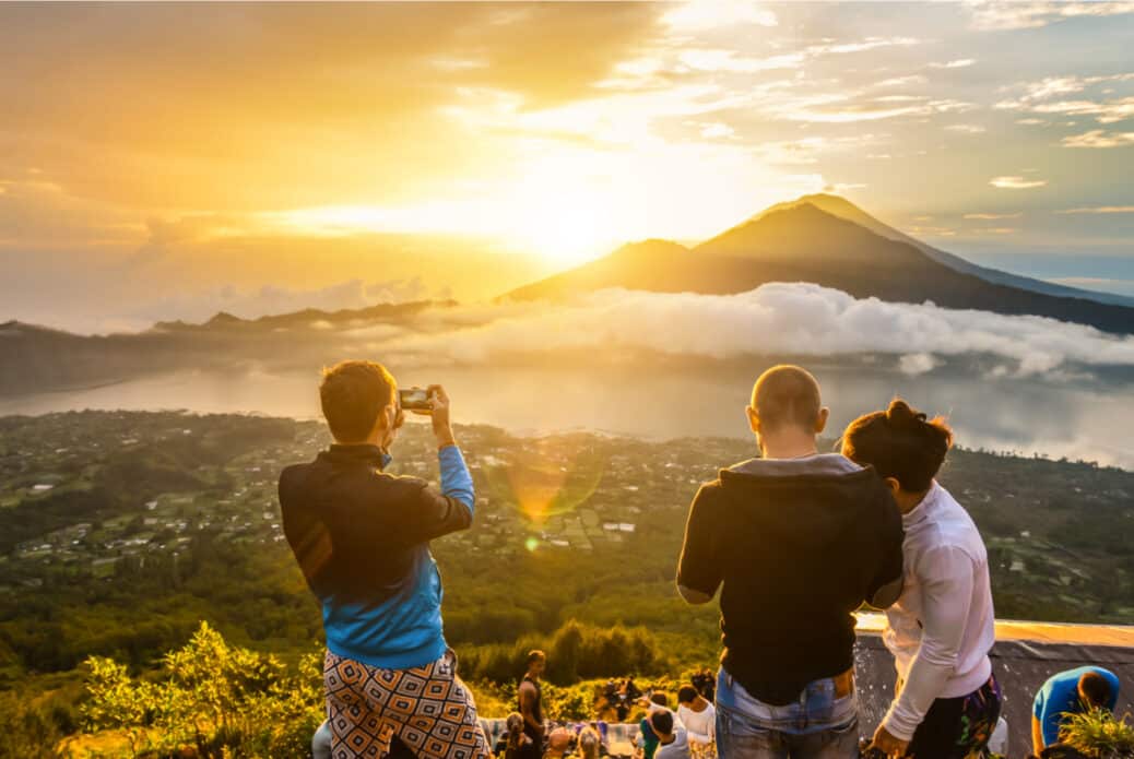 Randonnée au lever du soleil sur le mont Batur