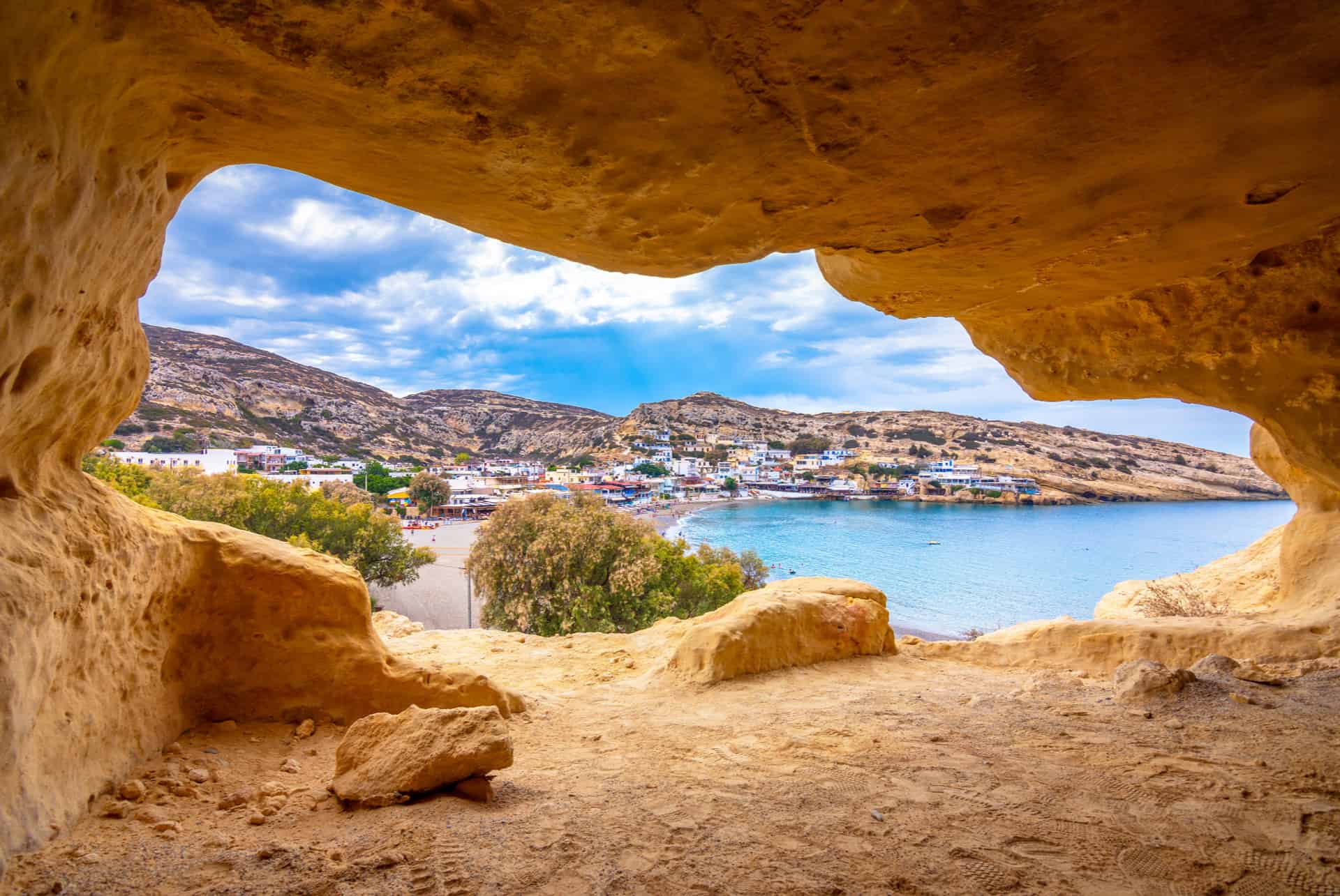 plus belle plage de crete matala matala