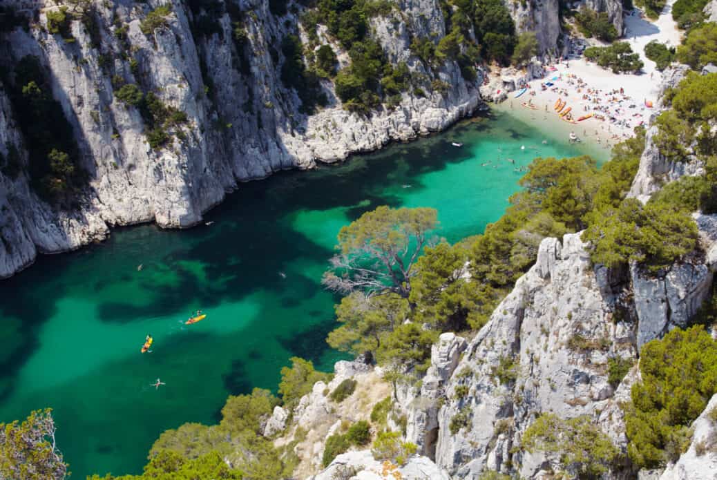 Excursion à pied d'une demi-journée aux 3 calanques