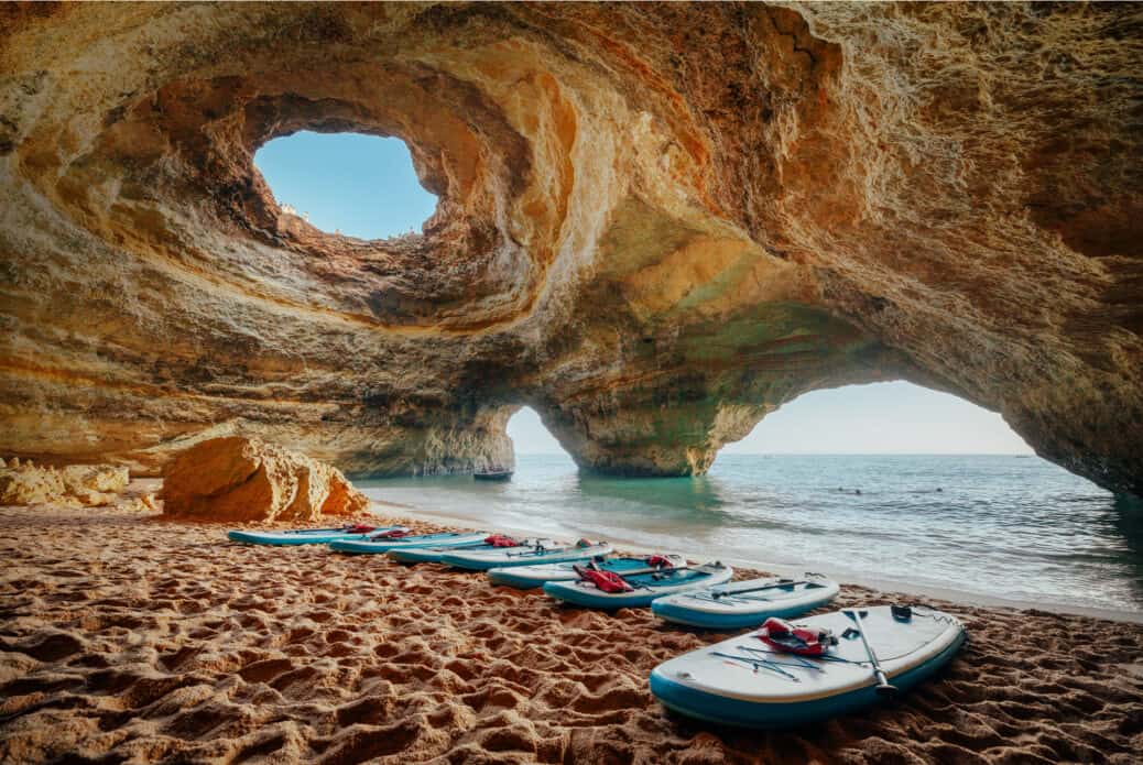 Excursion dans la grotte de Benagil