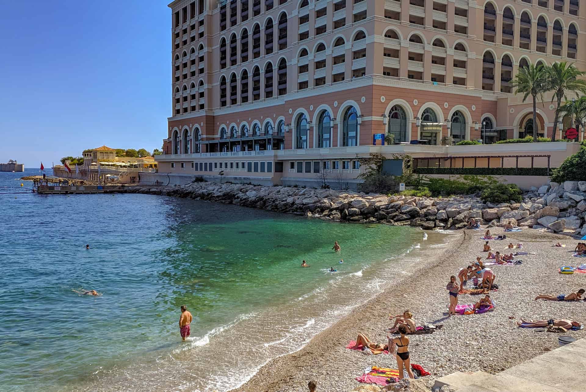 plage larvotto plage larvotto