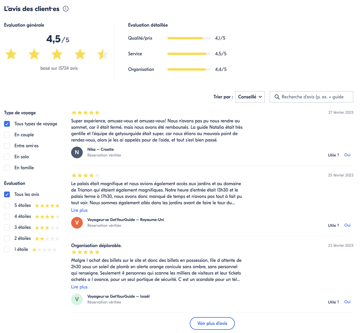 avis getyourguide avis getyourguide