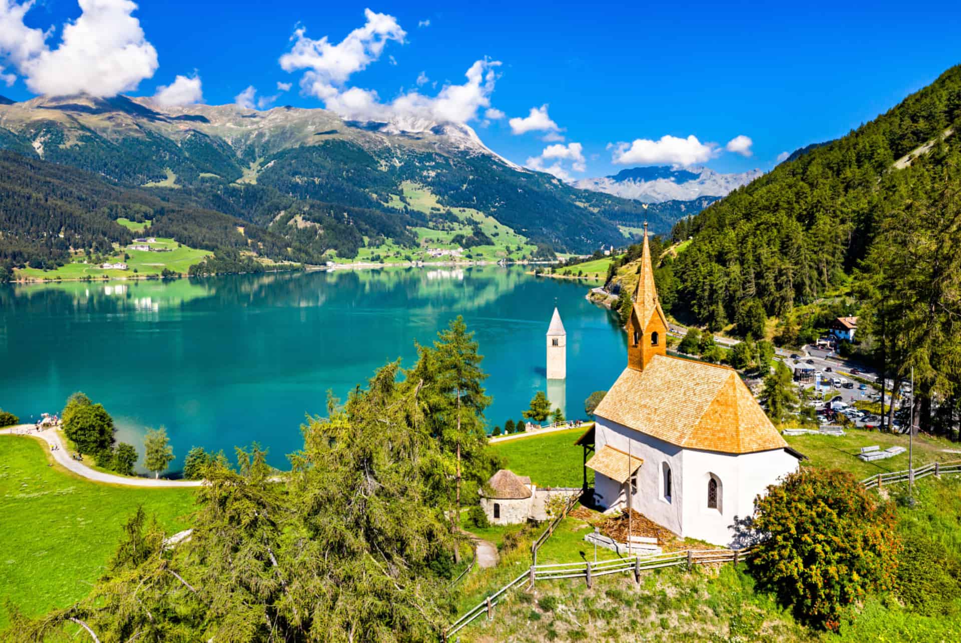 lac de resia plus beaux lacs d'italie resia