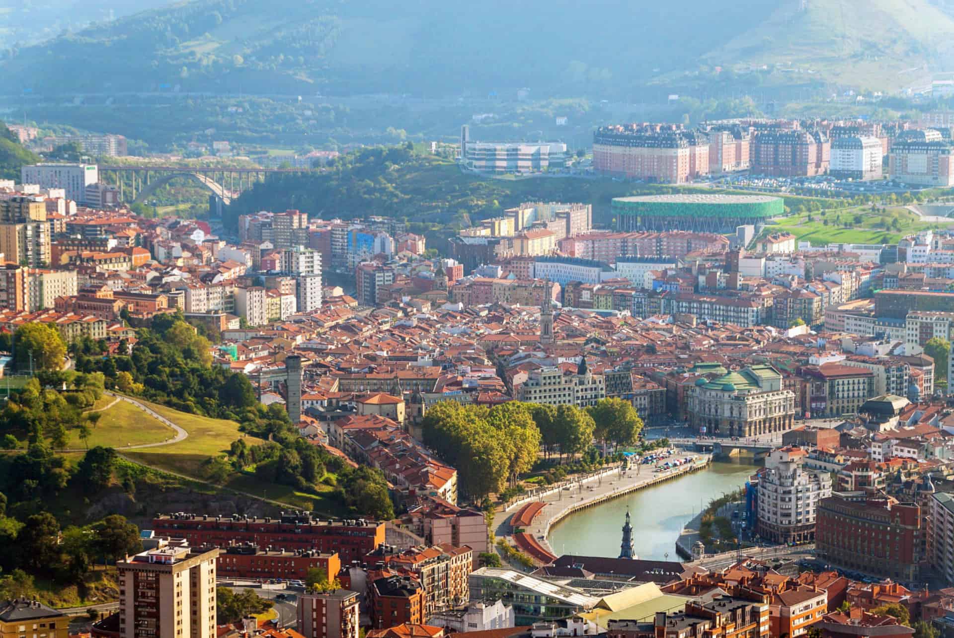 vue de bilbao depuis Artxanda vue de bilbao depuis Artxanda