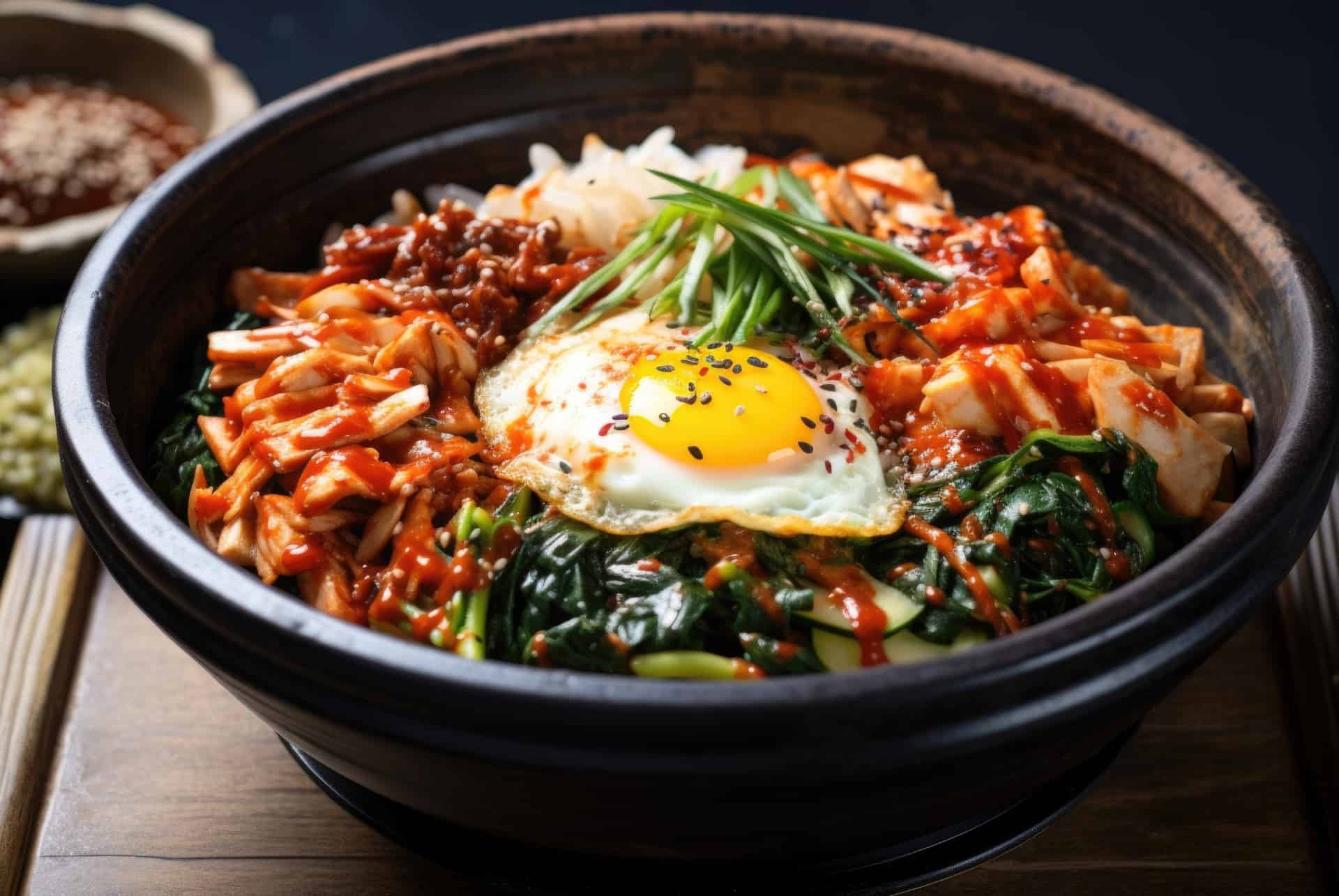 bibimbap kimchi bibimbap kimchi