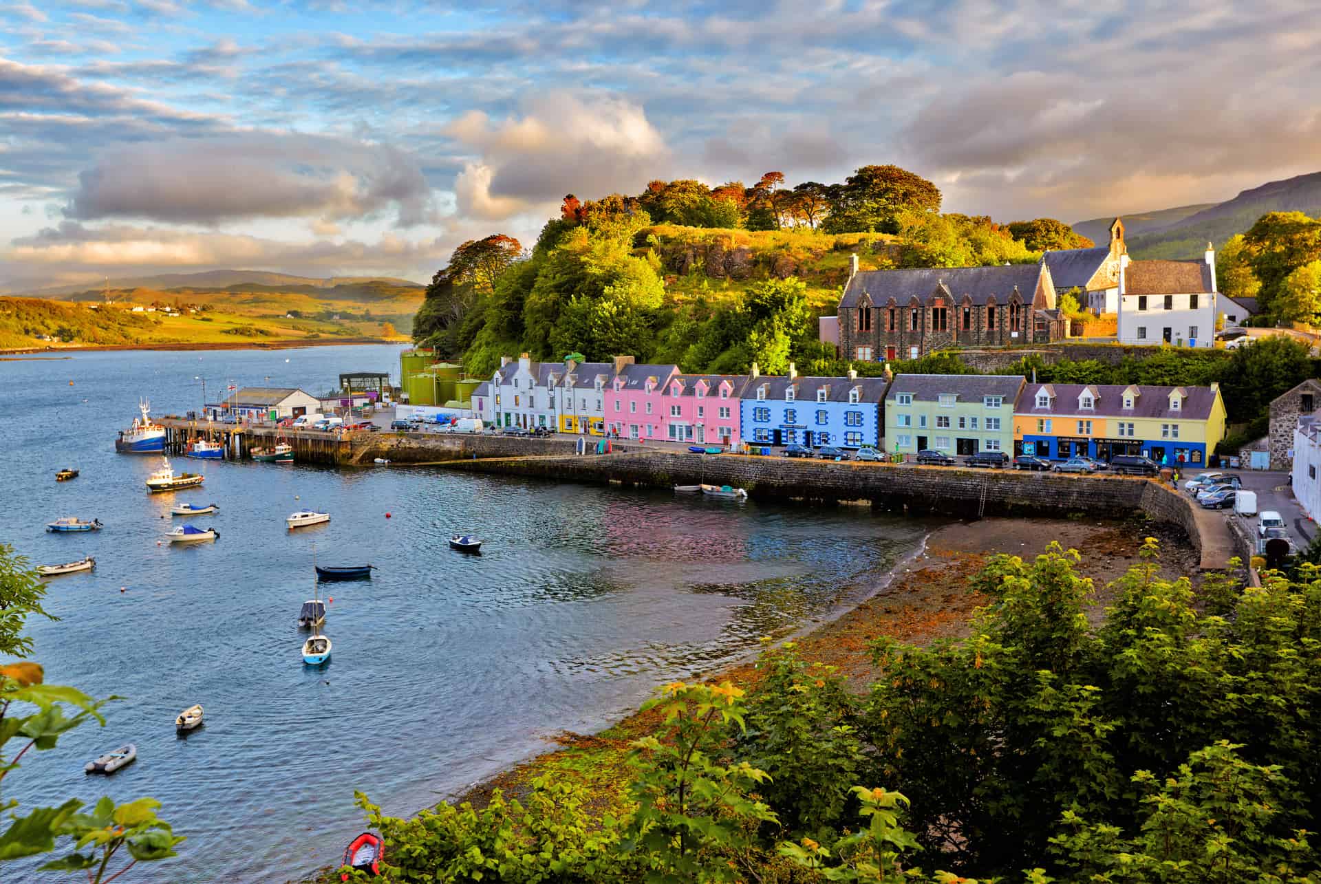 portree ile de skye ecosse