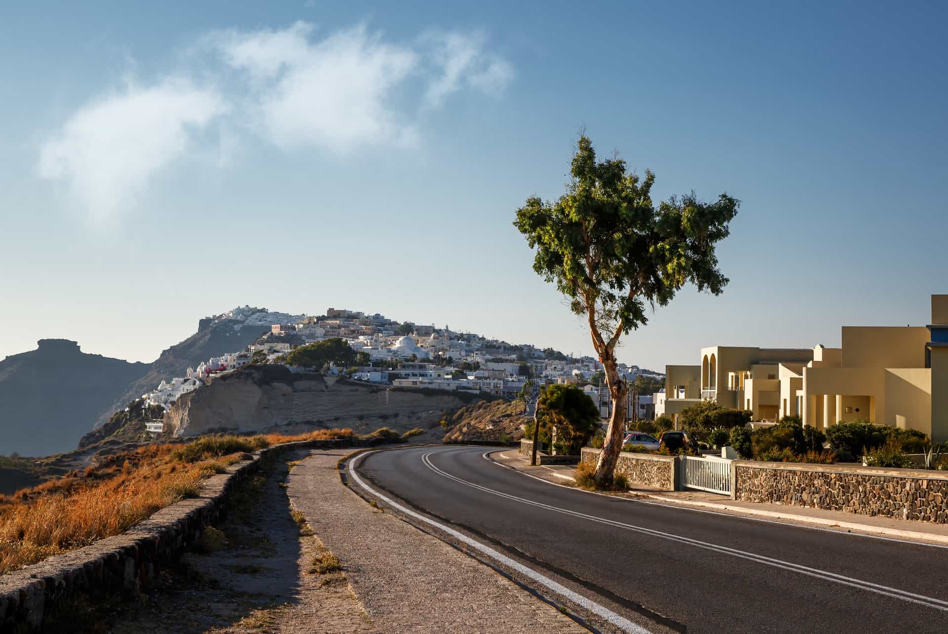 se deplacer a santorin route se deplacer a santorin route