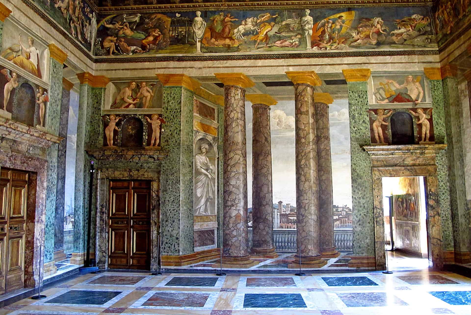 Villa Farnesina interieur trastevere Villa Farnesina interieur trastevere