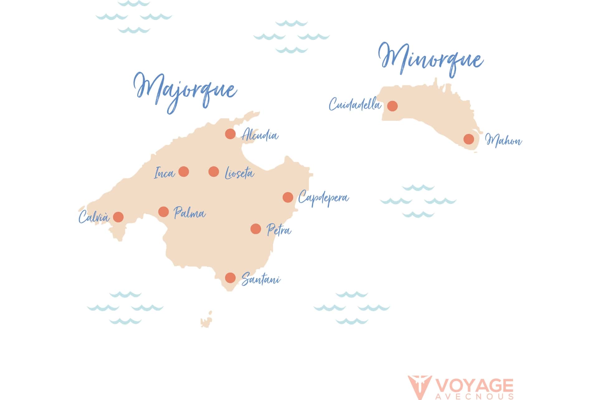minorque ou majorque map minorque ou majorque map