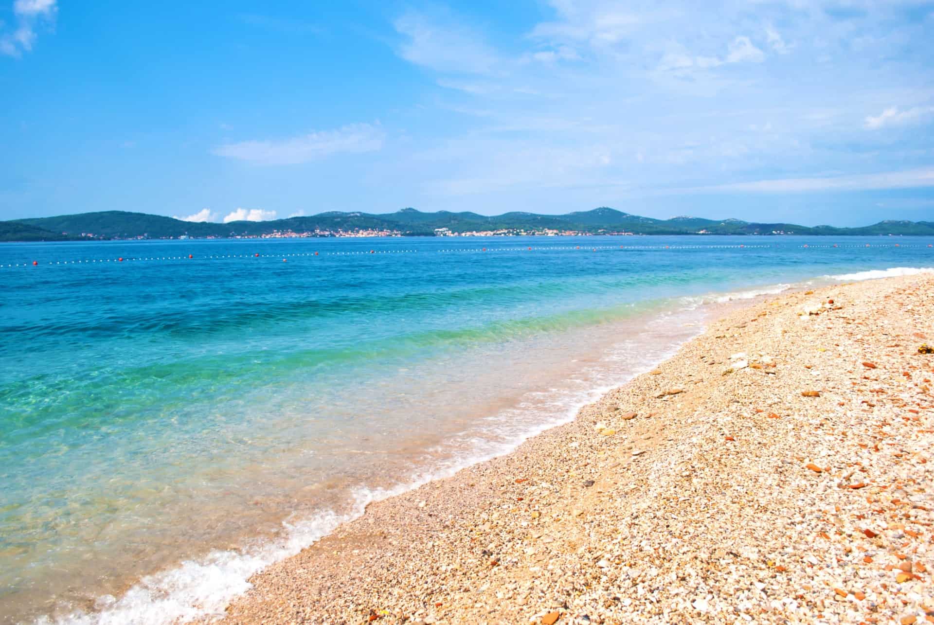 plage zadar croatie
