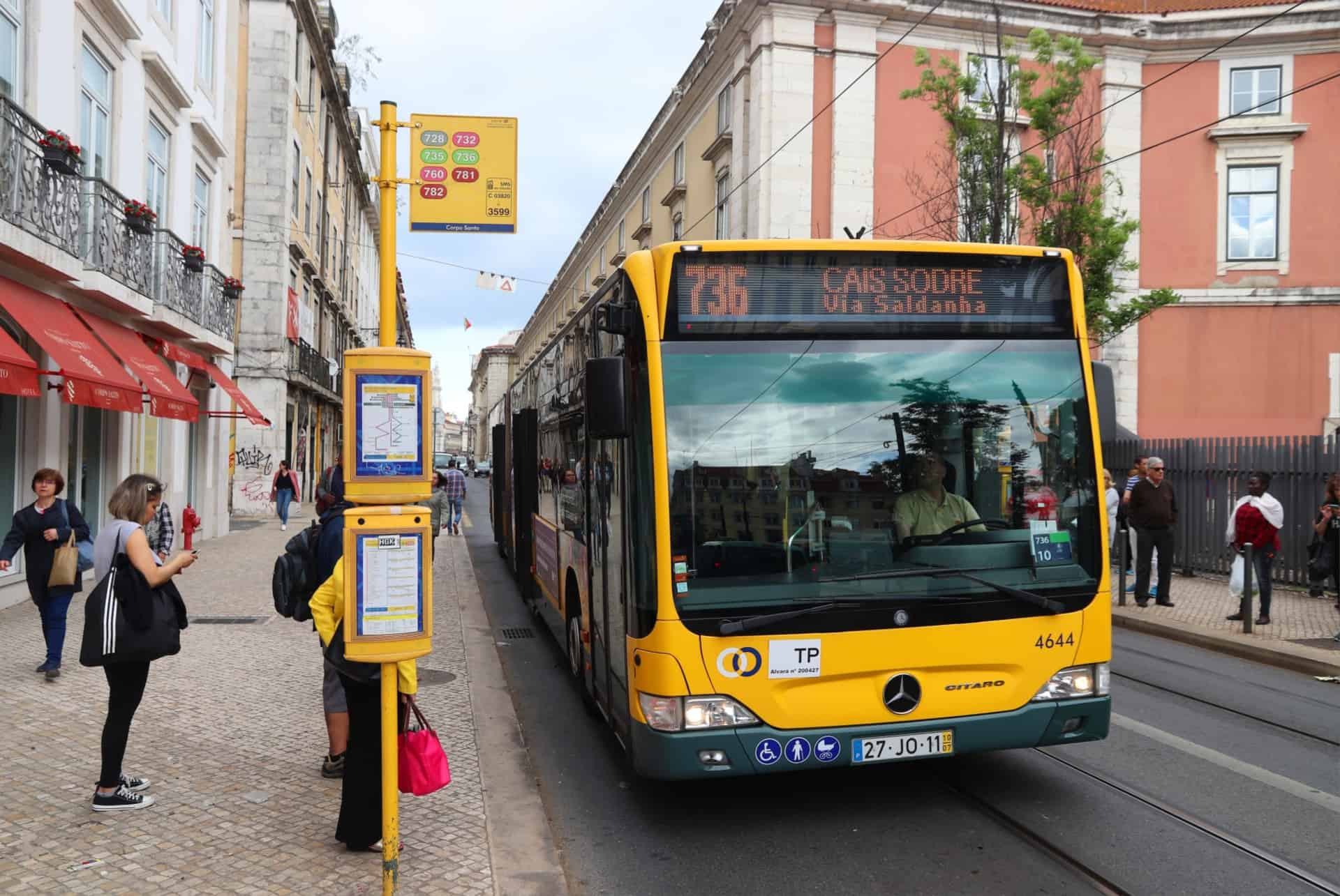 bus transports a lisbonne bus carris