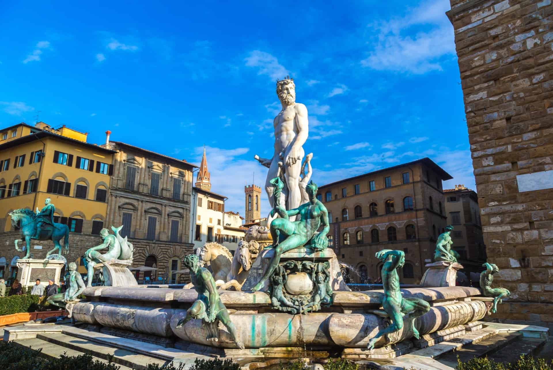 fontaine de neptune visiter florence en 1 jour