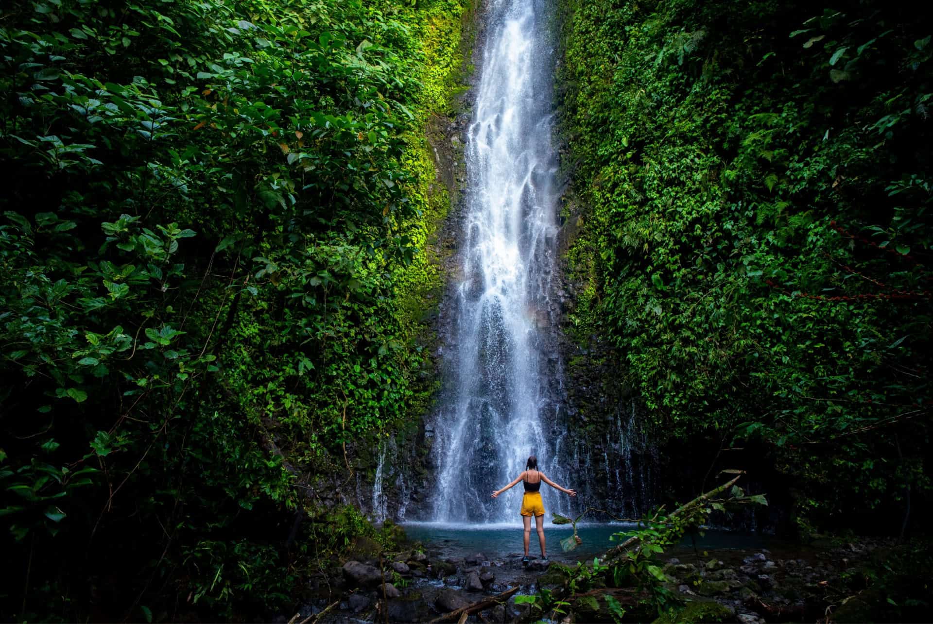 quand partir au costa rica cascade