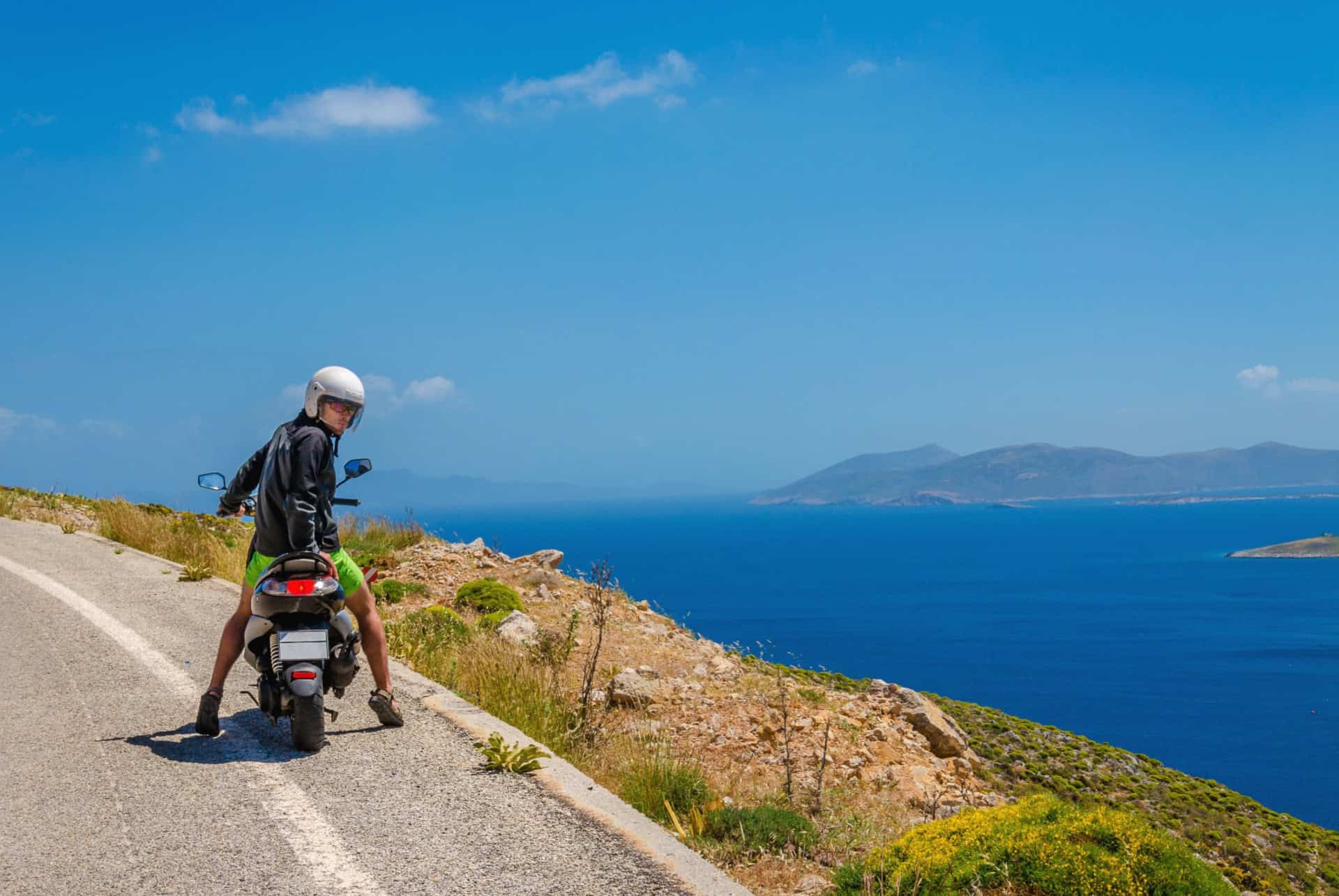 scooter iles ioniennes