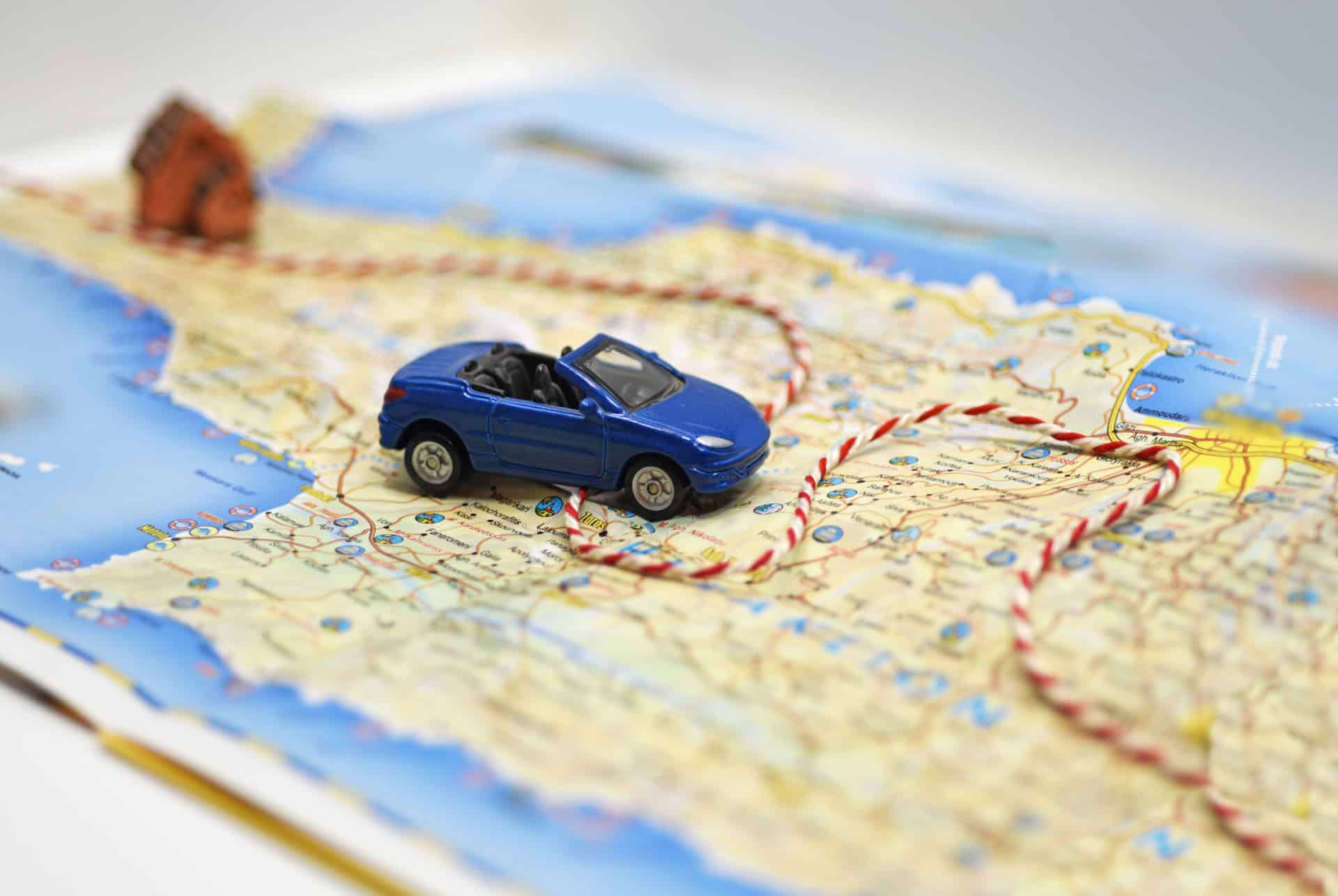 road trip en crete voiture