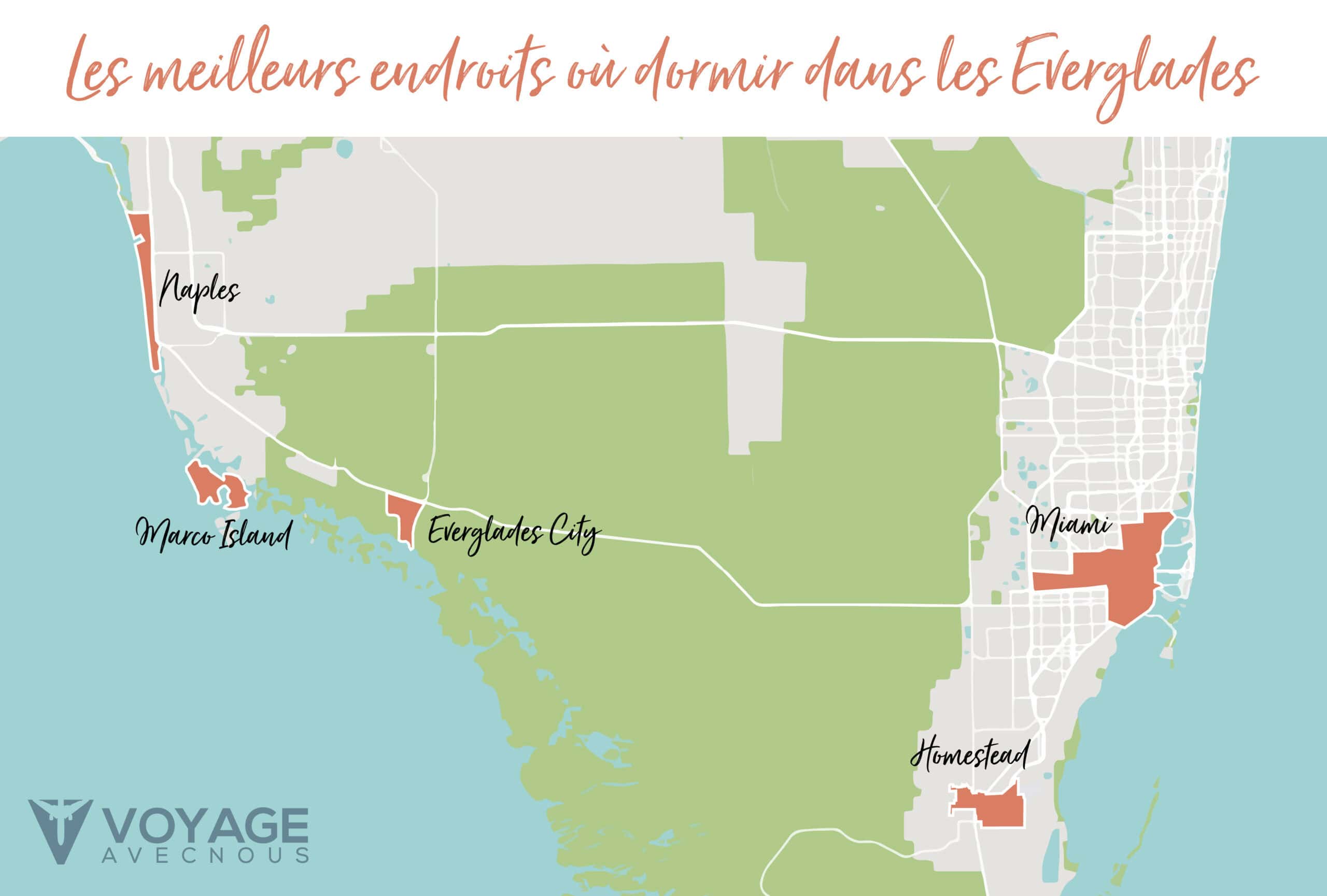 map ou dormir everglades map ou dormir everglades
