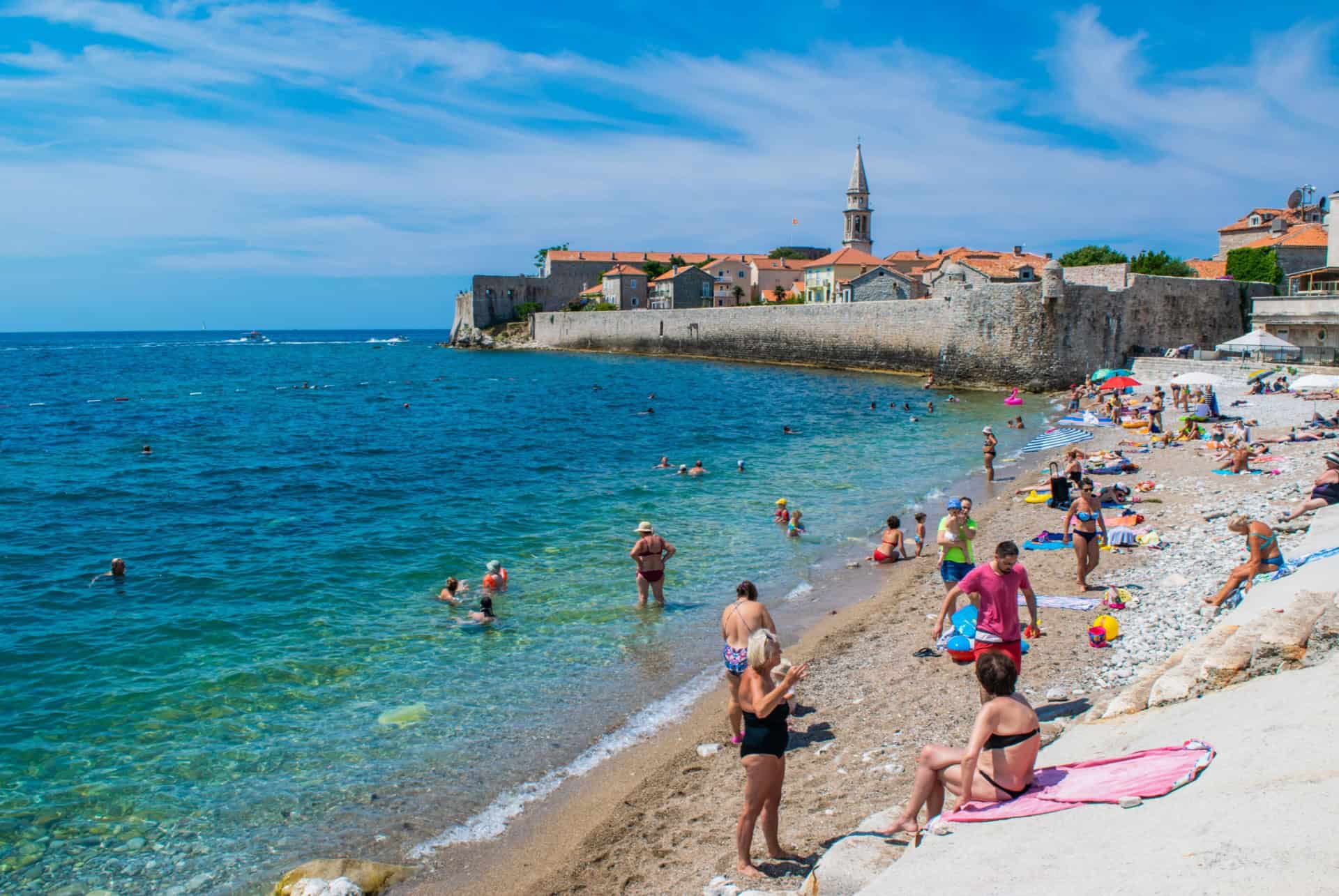 plage budva quand partir montenegro plage budva quand partir montenegro