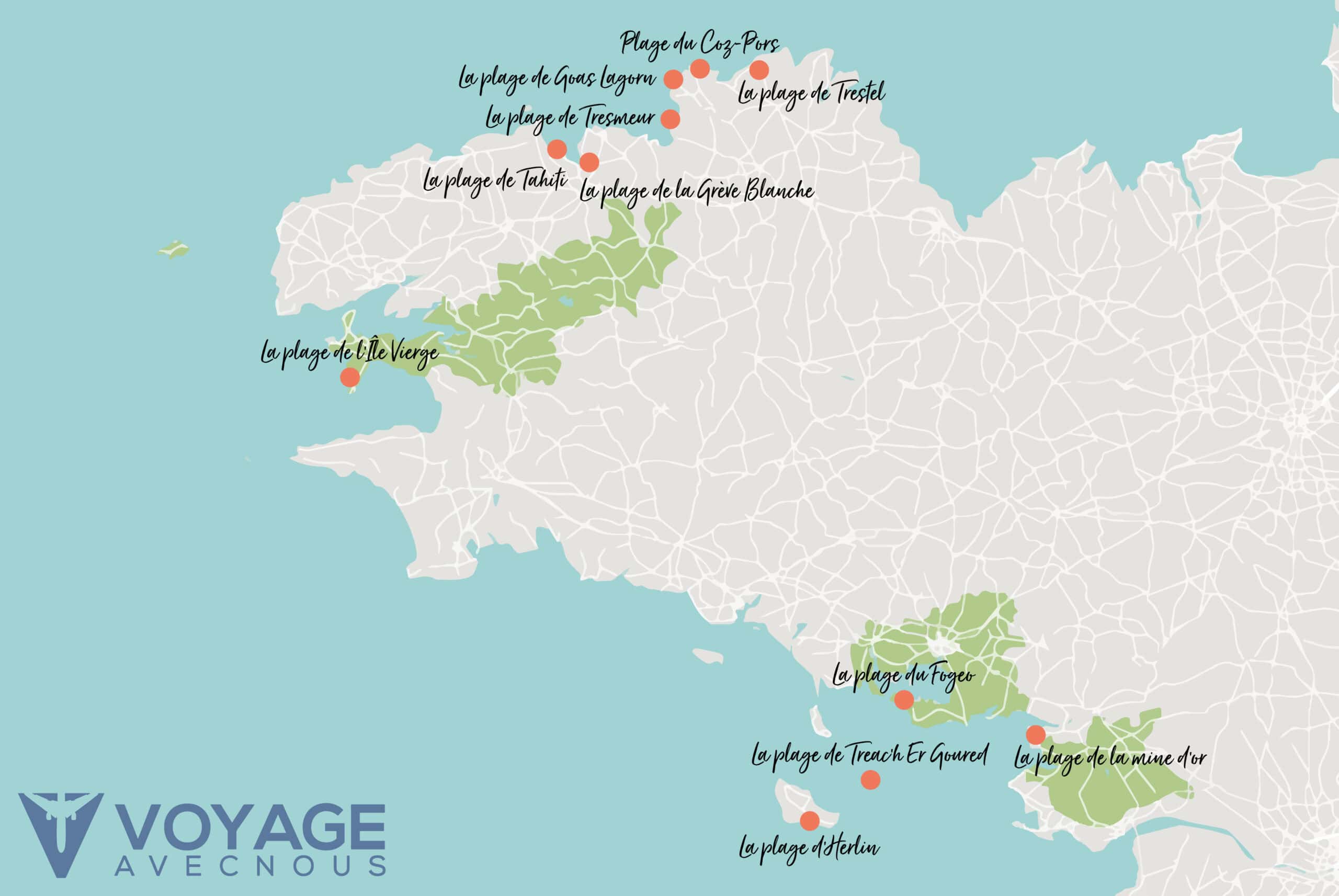 map plages bretagne map plages bretagne