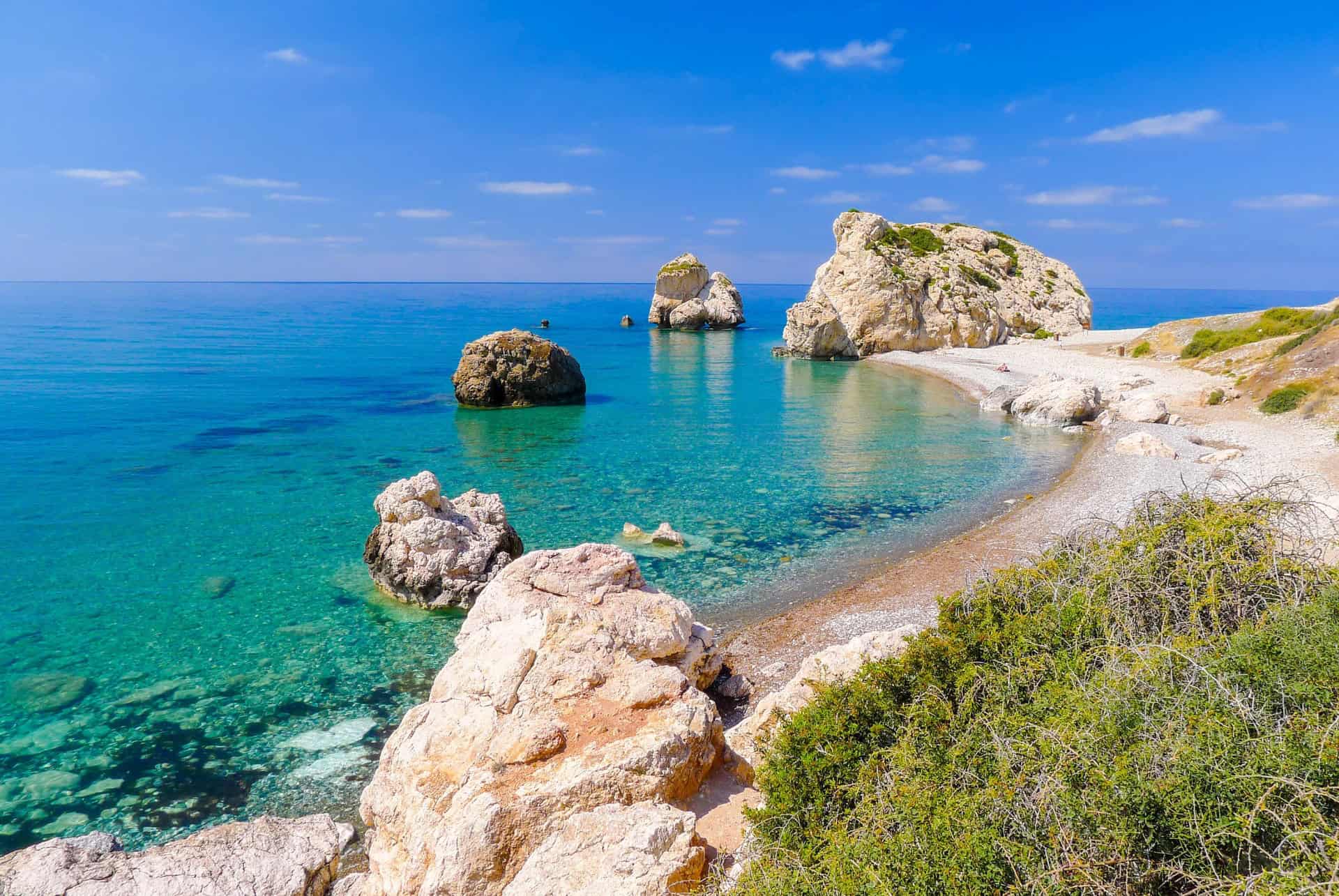 Plage d Aphrodite Chypre Plage d Aphrodite
