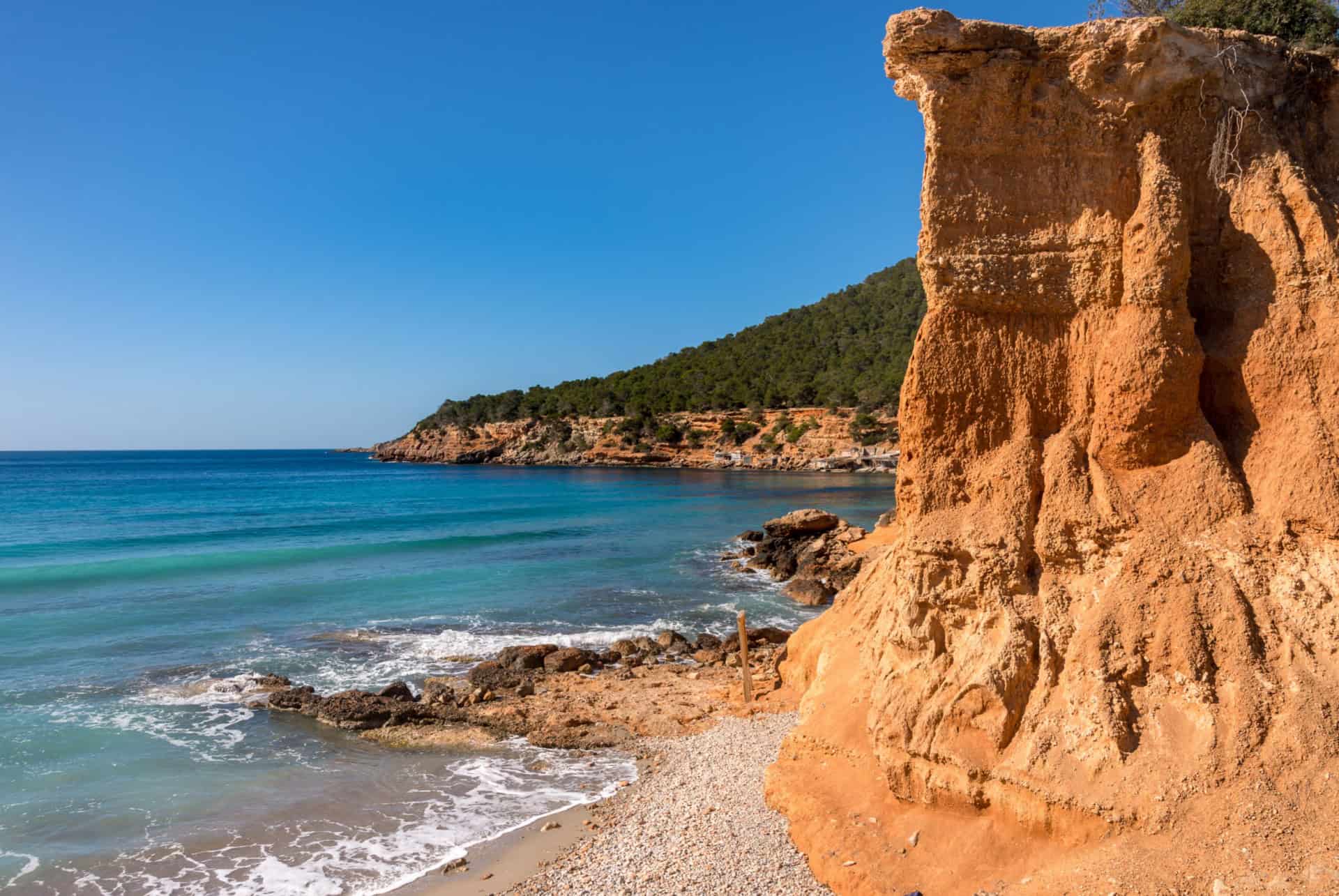 cala de es bol nou a ibiza