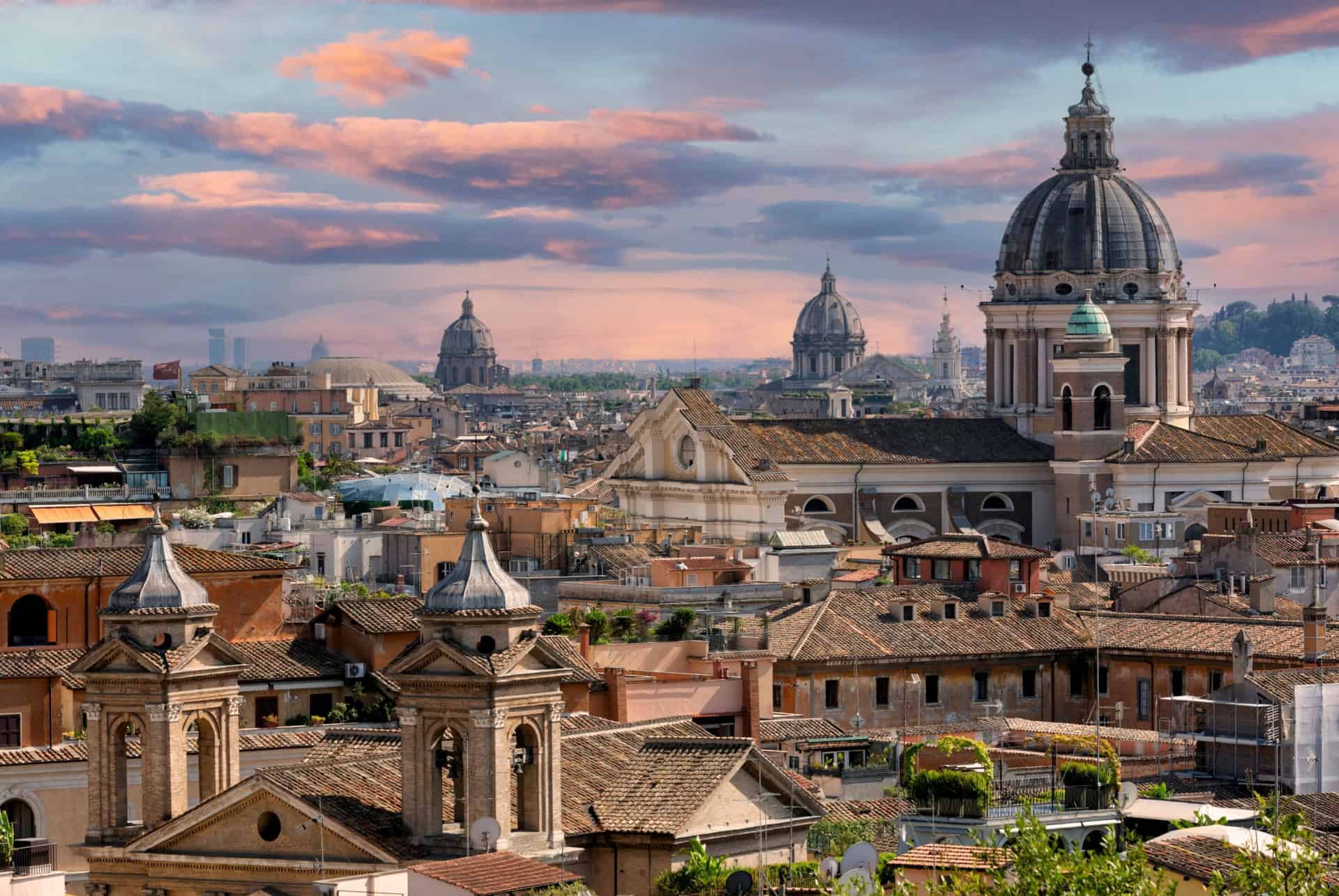 rome vue aerienne visiter rome en 2 jours activites