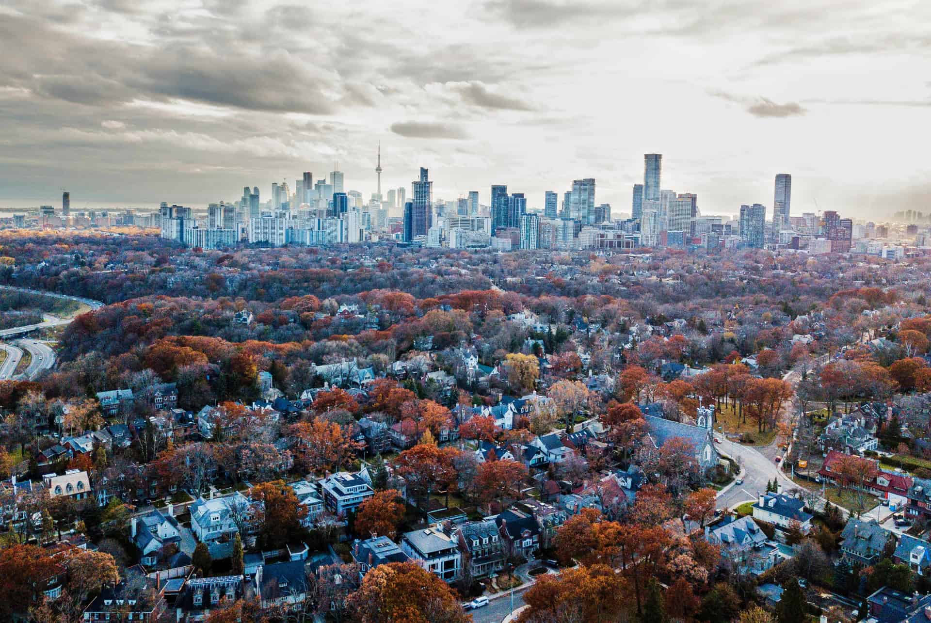 toronto vue aerienne toronto vue aerienne road trip de 2 semaines au canada