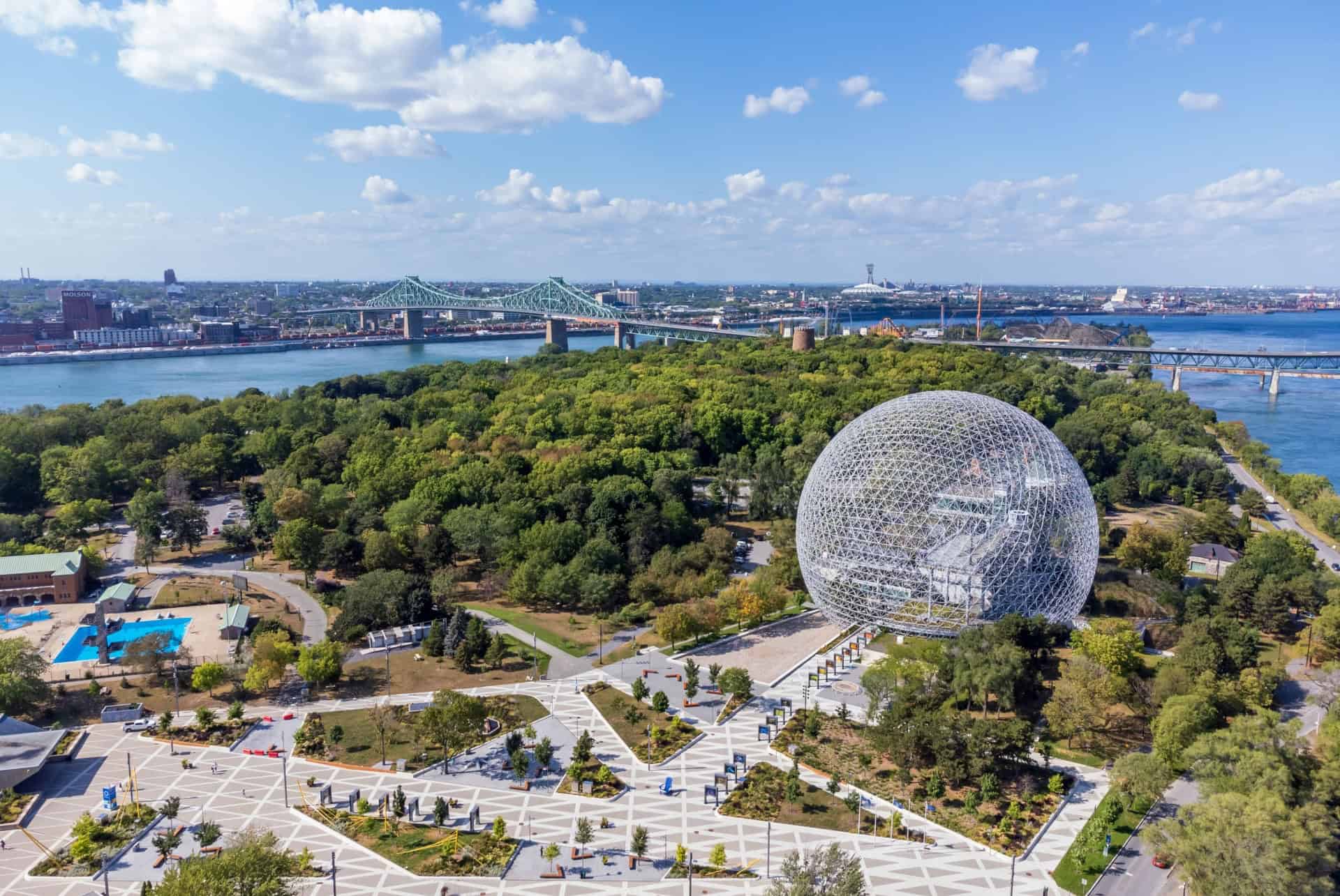 vue aerienne du parc jean drapeau vue aerienne du parc jean drapeau