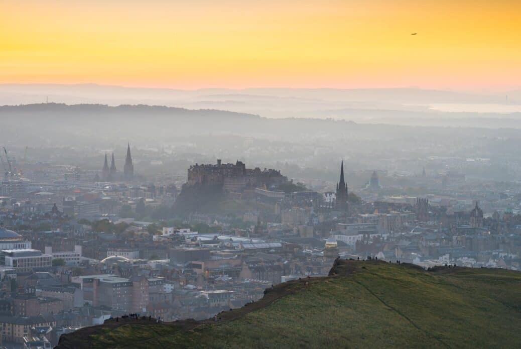 Randonnée au coucher de soleil à Arthur's Seat