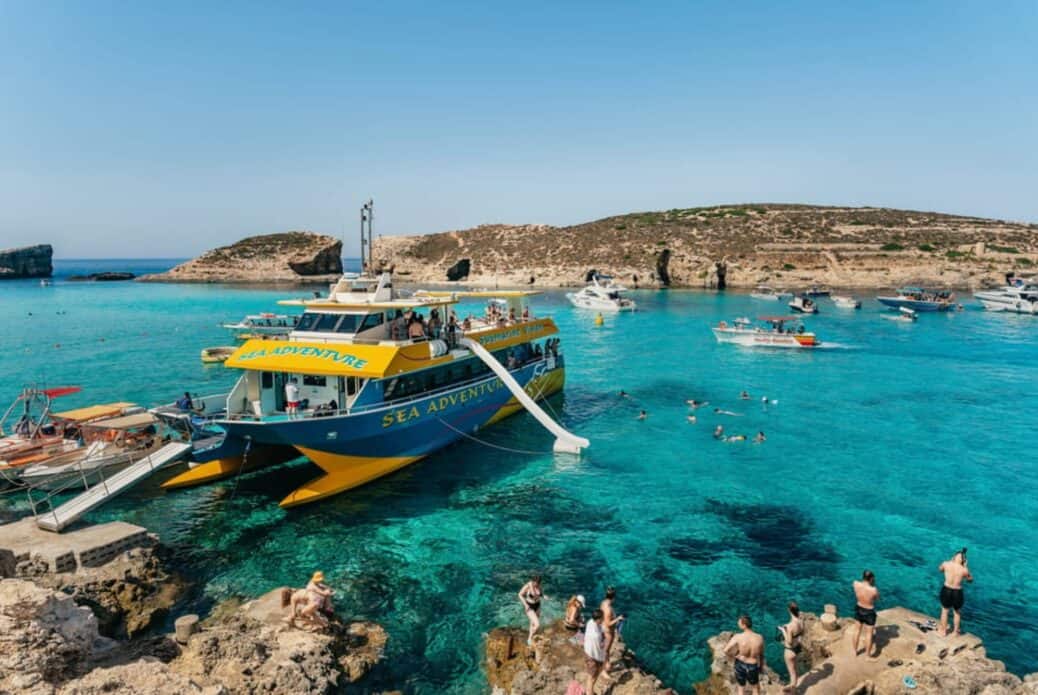 Gozo, Comino, Blue Lagoon et grottes marines