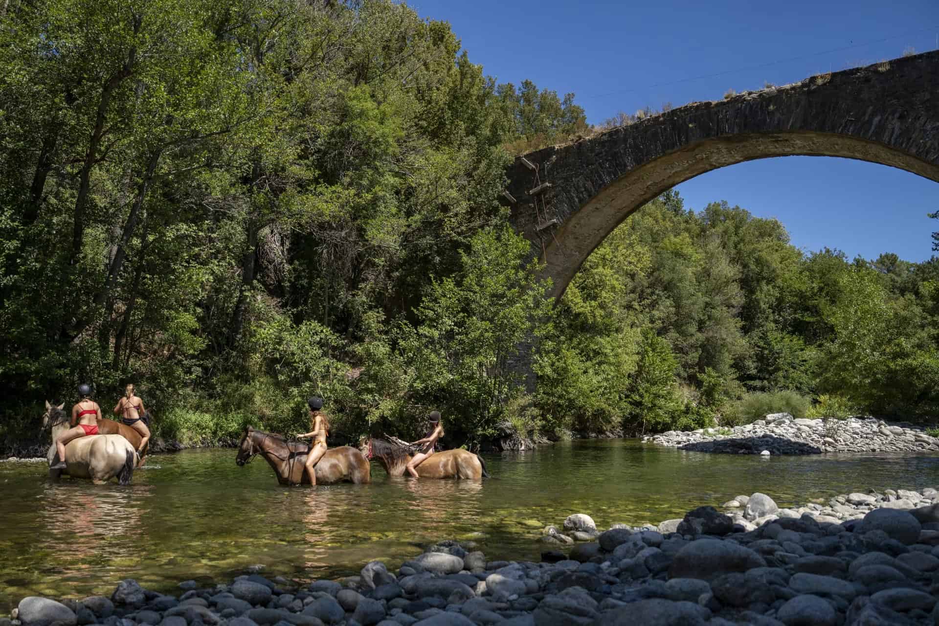balade a cheval corte corse