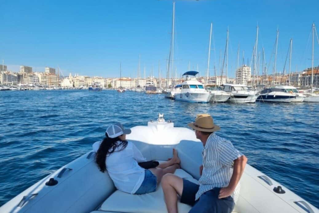 Tour en bateau semi-rigide des îles du Frioul
