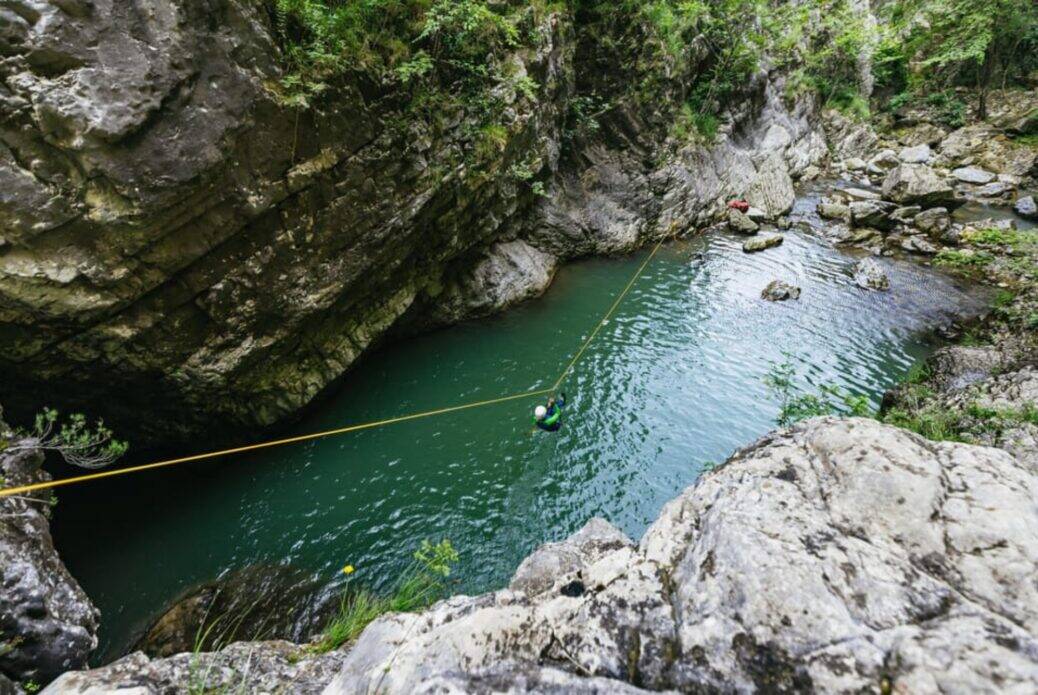 Aventure de canyoning