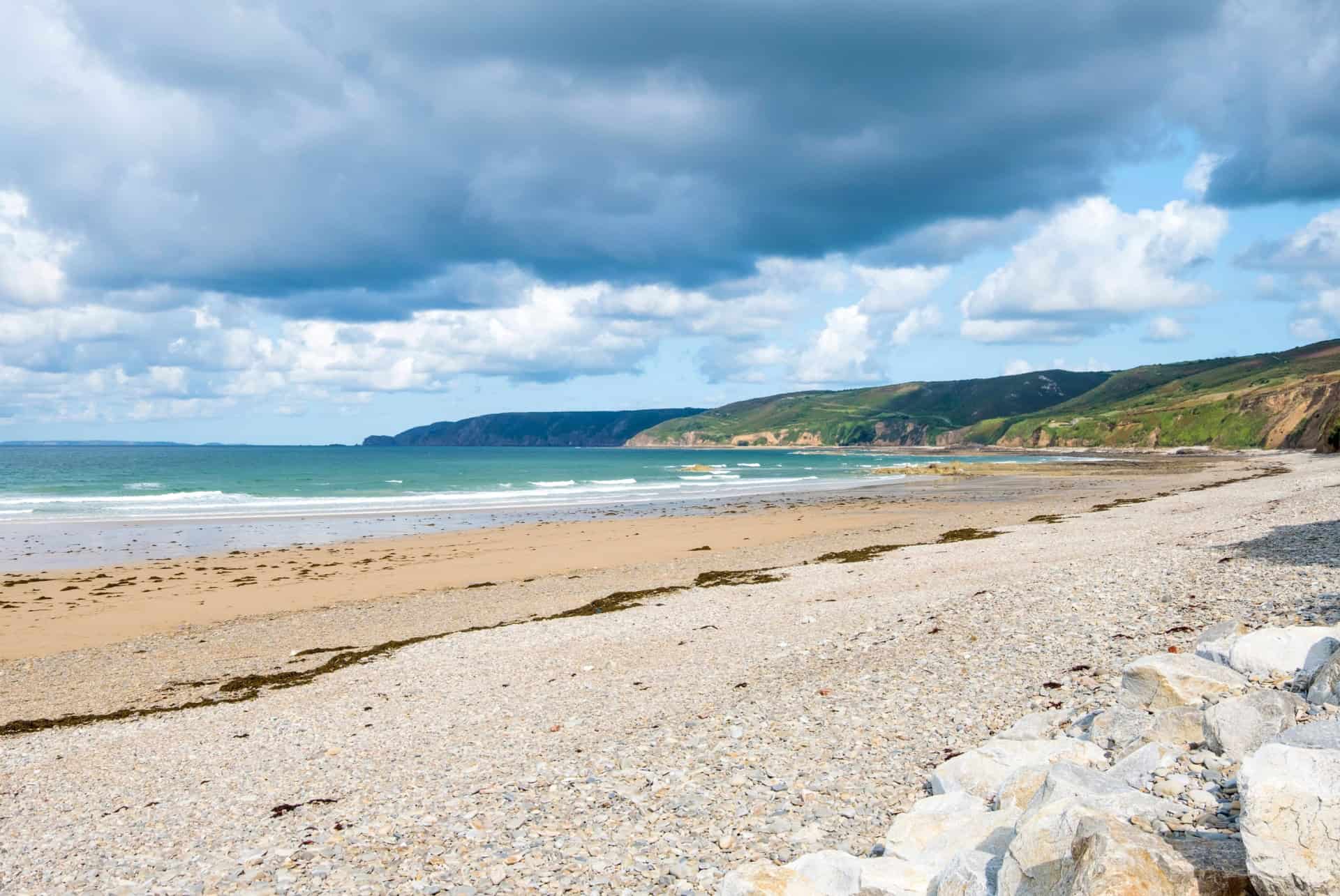 plage de vauville normandie plage de vauville