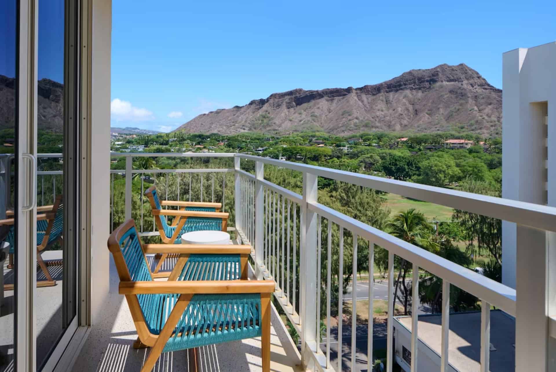 Kaimana Beach Hotel balcon Kaimana Beach Hotel balcon