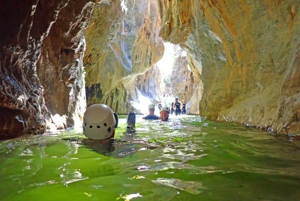 Canyoning dans la rivière Guadalmina