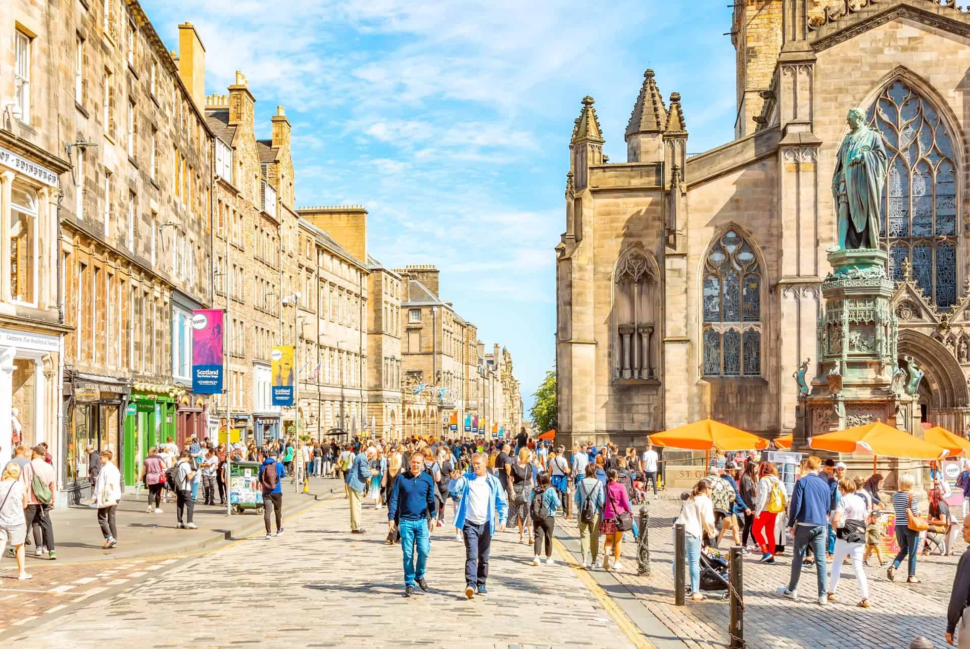 edimbourg en mai affluence