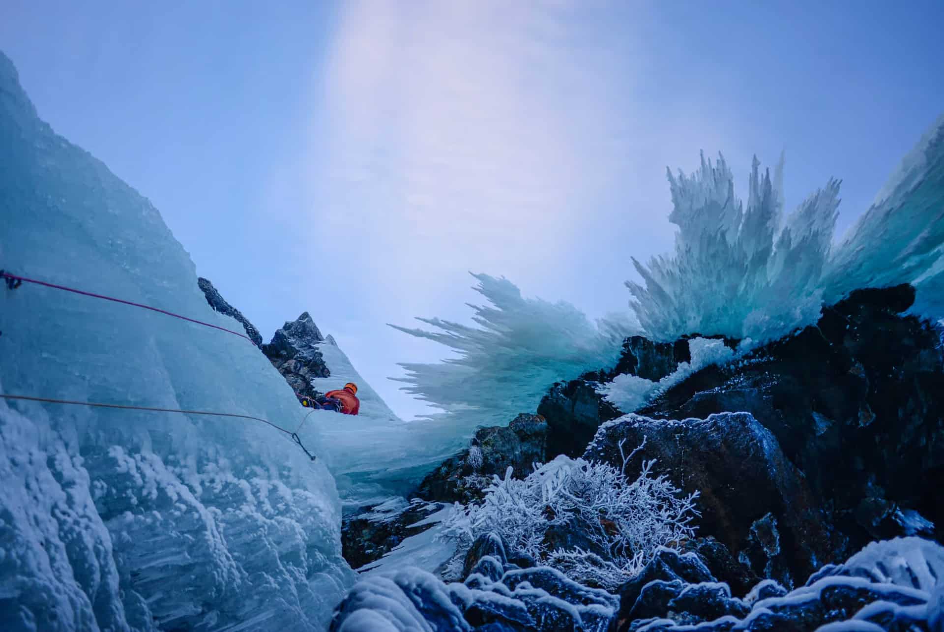 escalade sur glace abisko que faire en suede