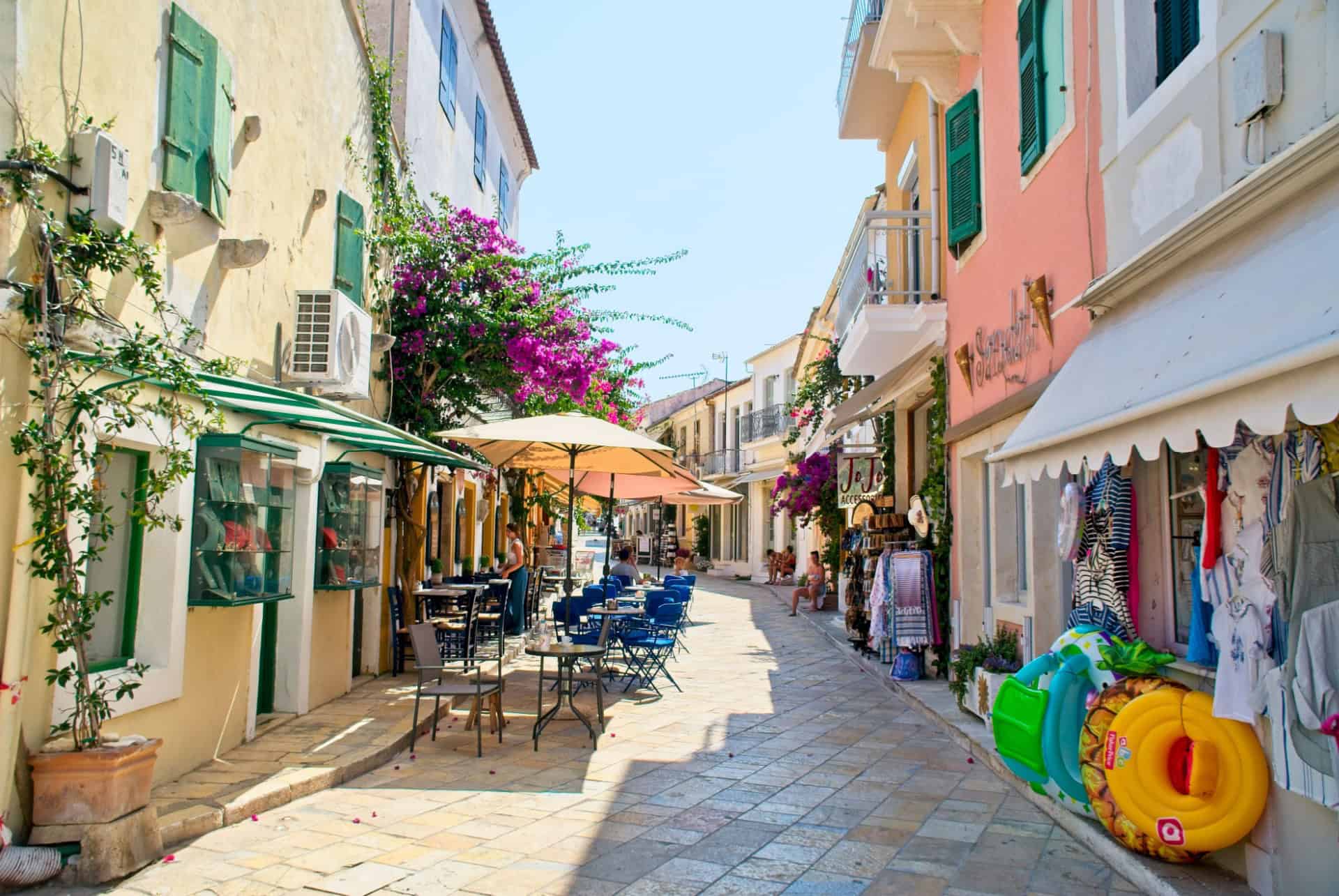 village sur ile de paxos