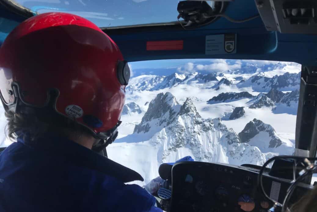 Vol en hélicoptère au-dessus du glacier Franz Josef