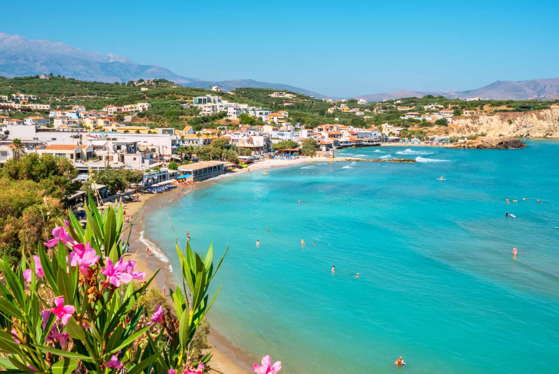 paysage plage de almyrida paysage plage de almyrida
