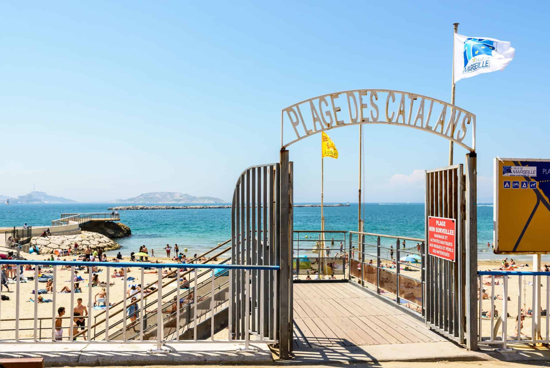 plage des catalans plage des catalans