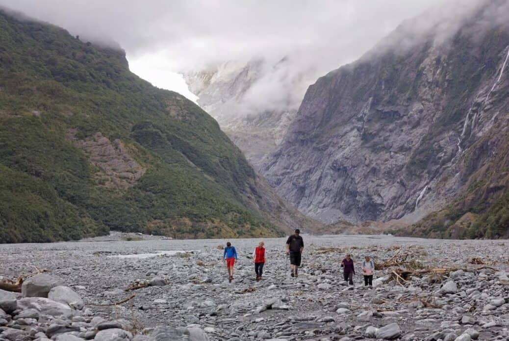 Promenade guidée au belvédère du glacier François-Joseph