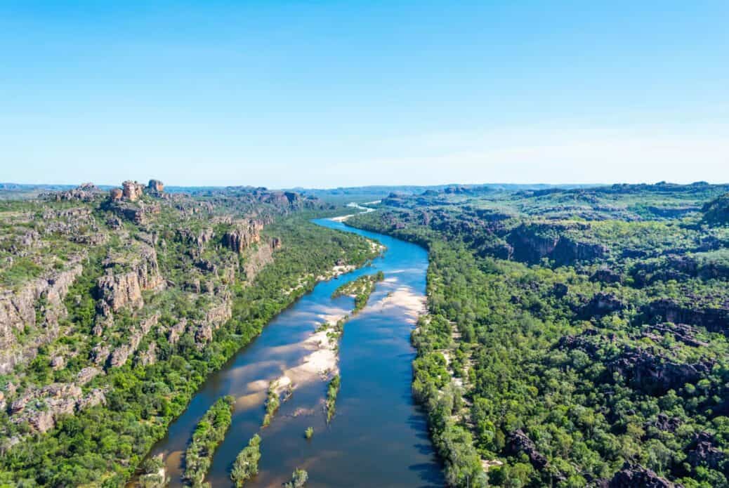 Vol guidé d'une heure au parc national de Kakadu