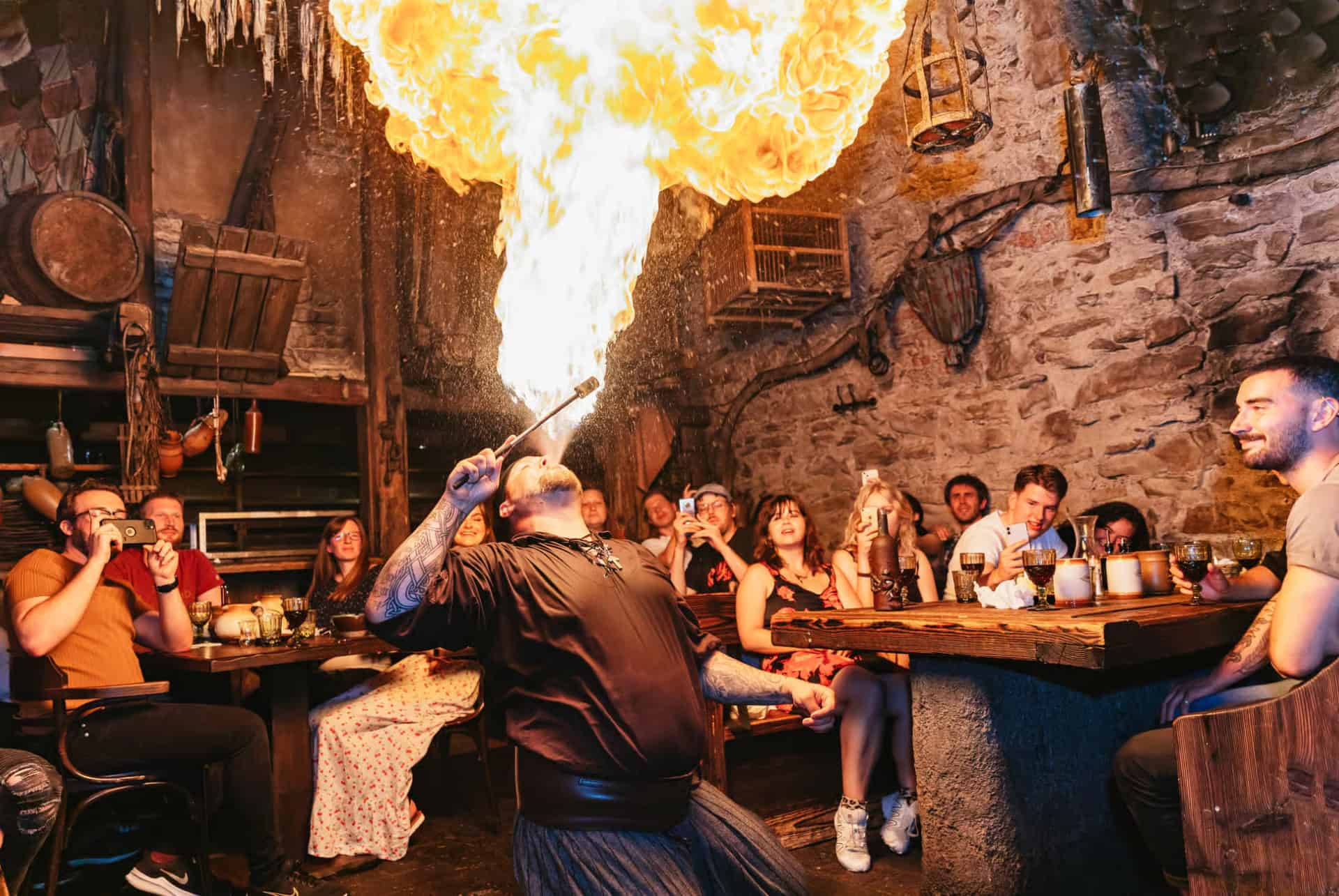 spectacle medieval nouvel an prague