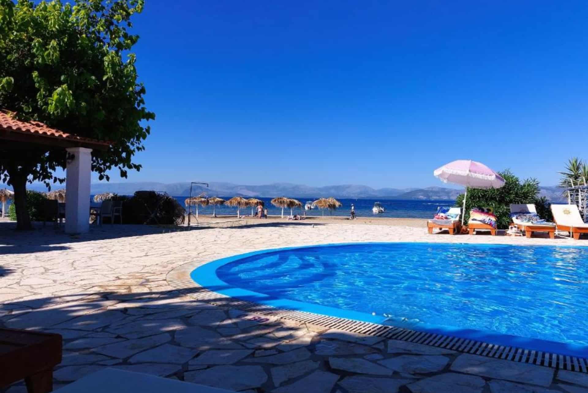 ever green beach apartments corfou
