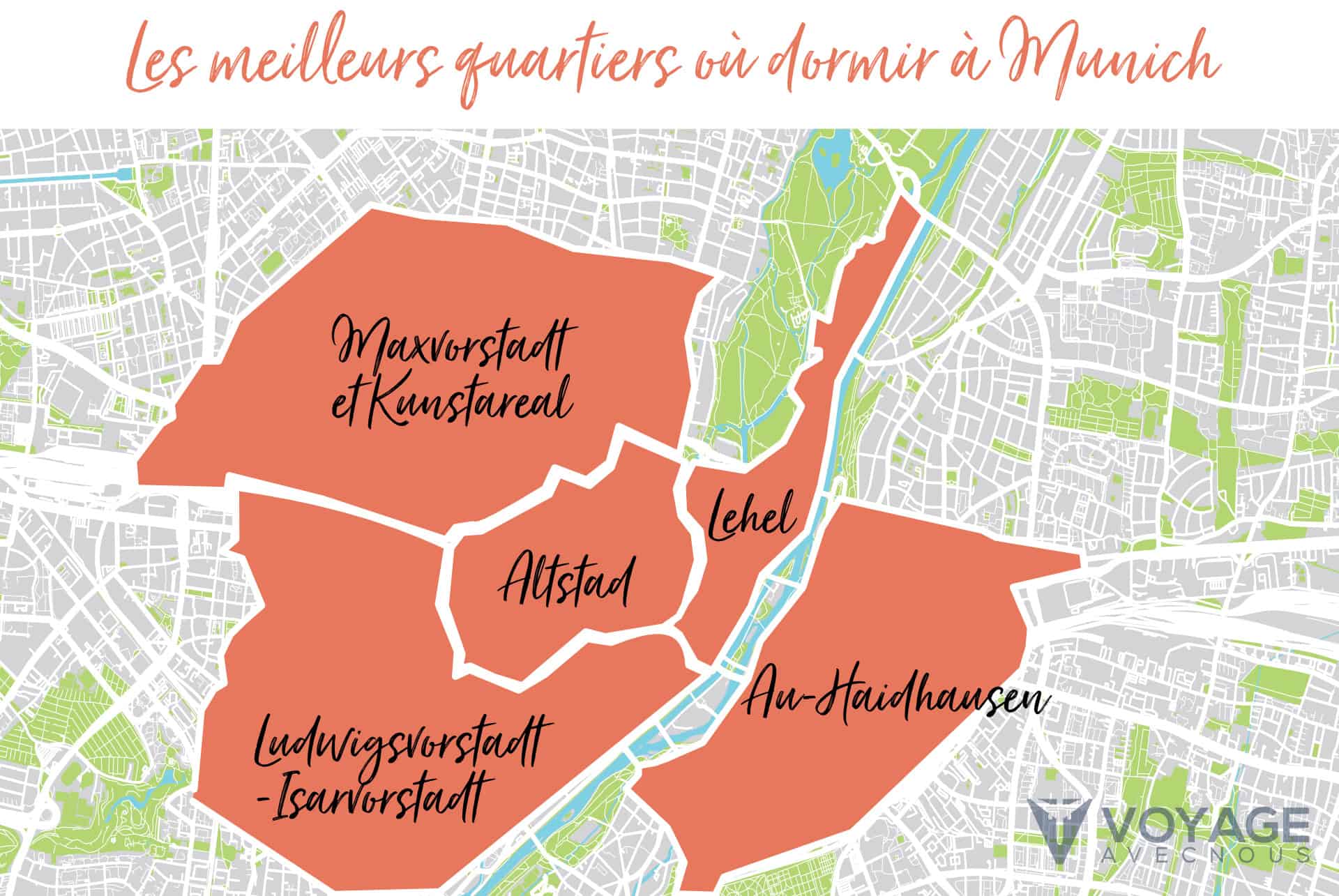 map ou dormir munich