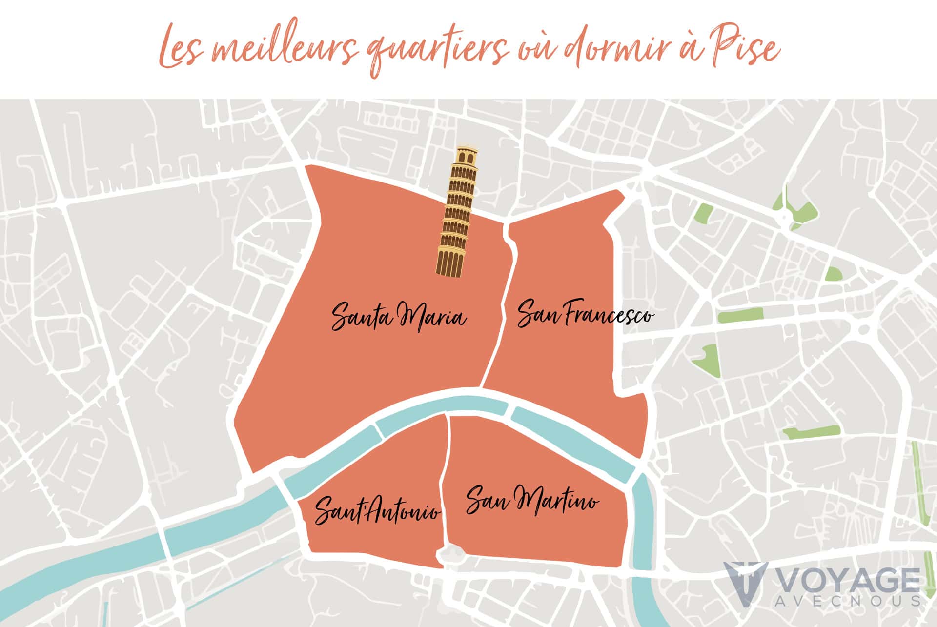 map ou dormir a pise