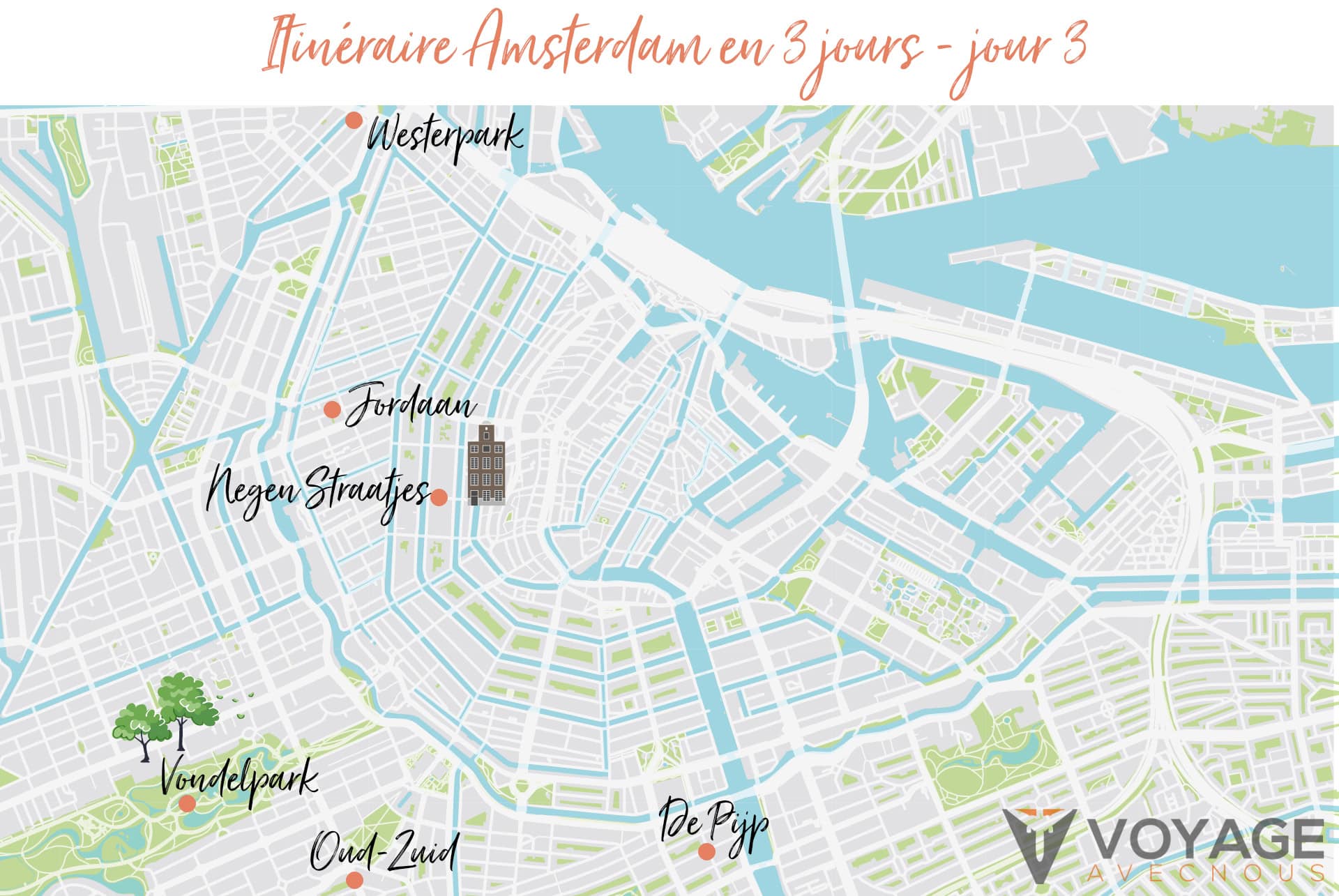 amsterdam 4 jours map jour 3 amsterdam 4 jours map jour 3