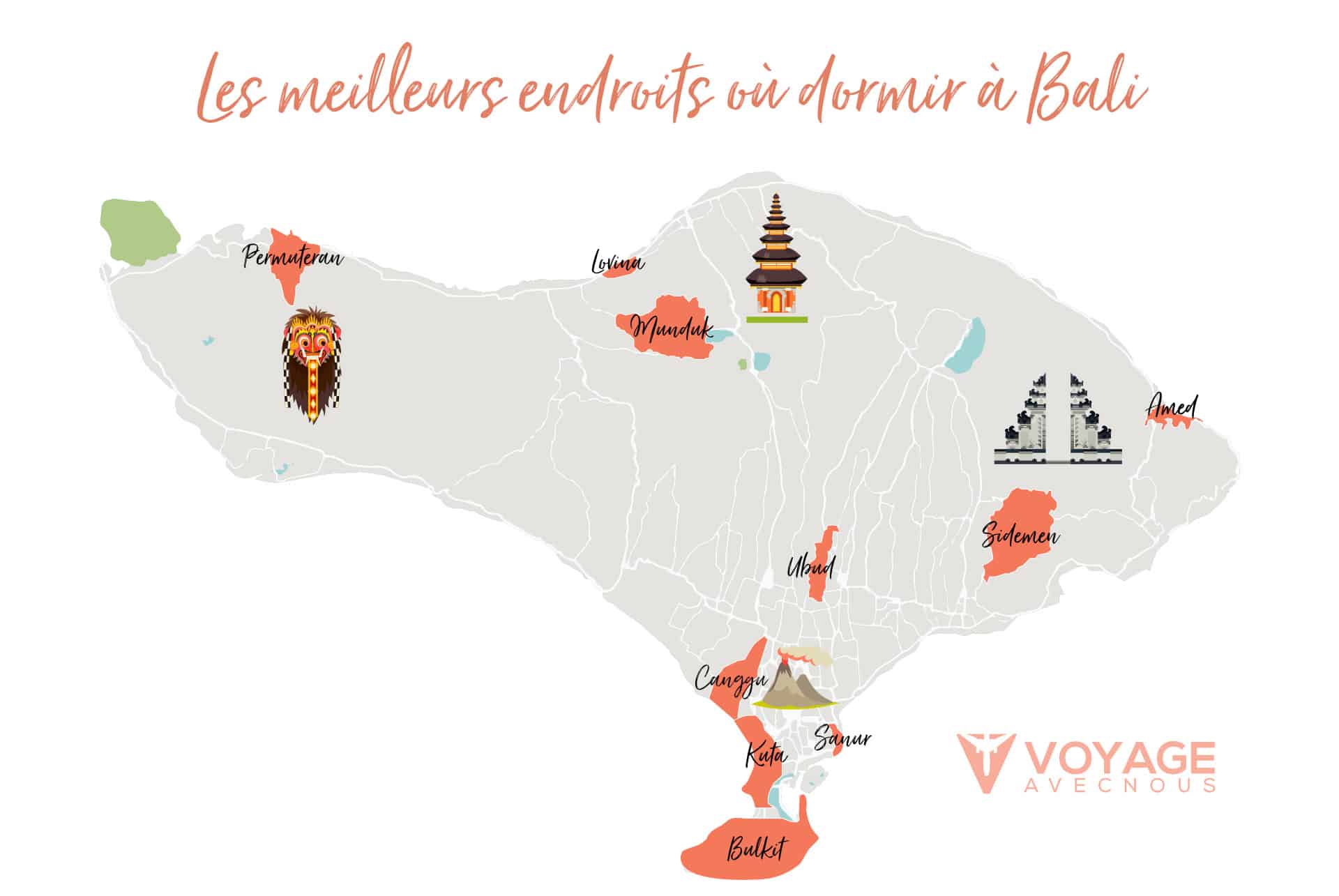 ou dormir a bali map